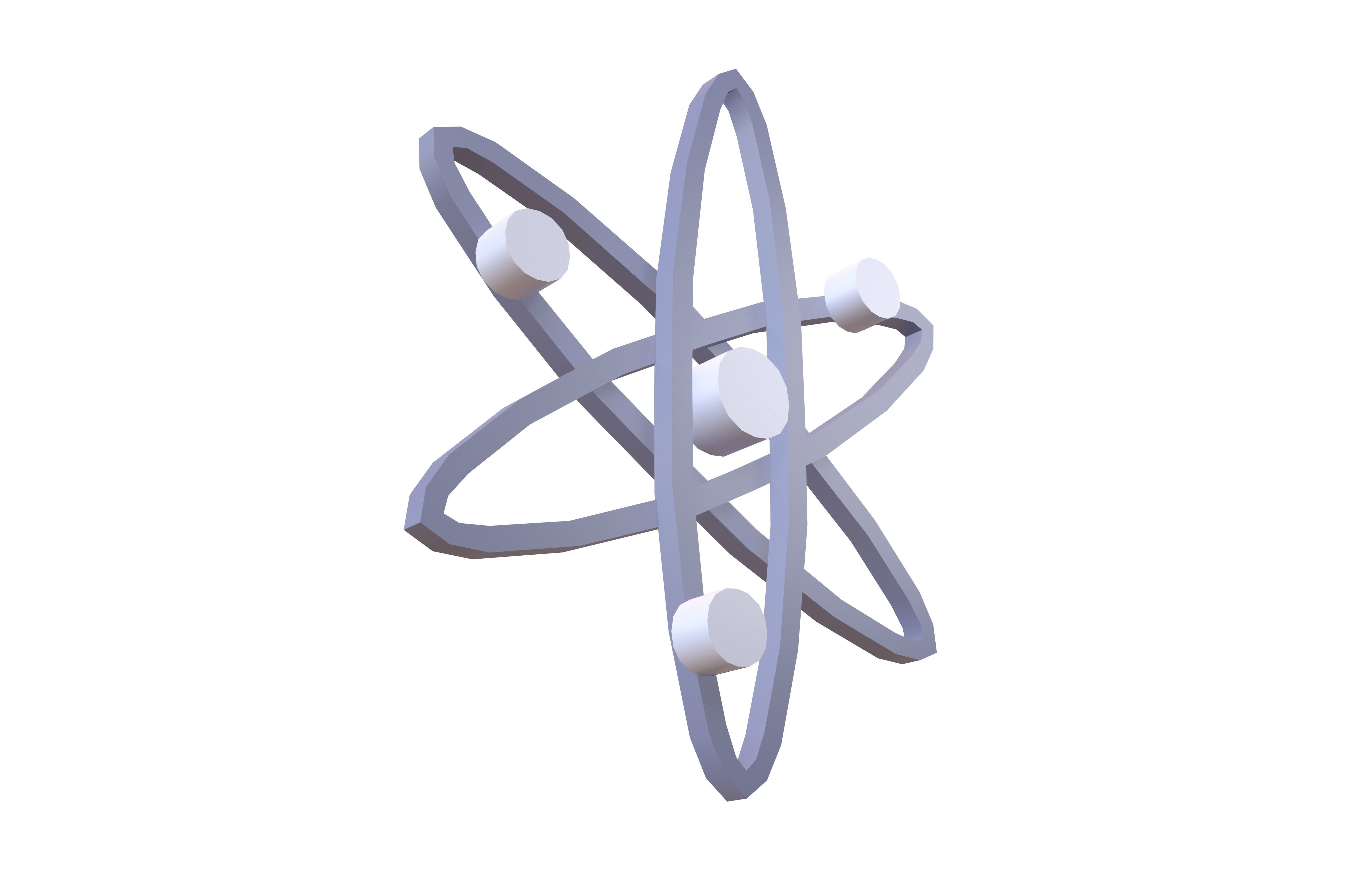 Cosmos Coin v1 001 Low-poly 3D model_3