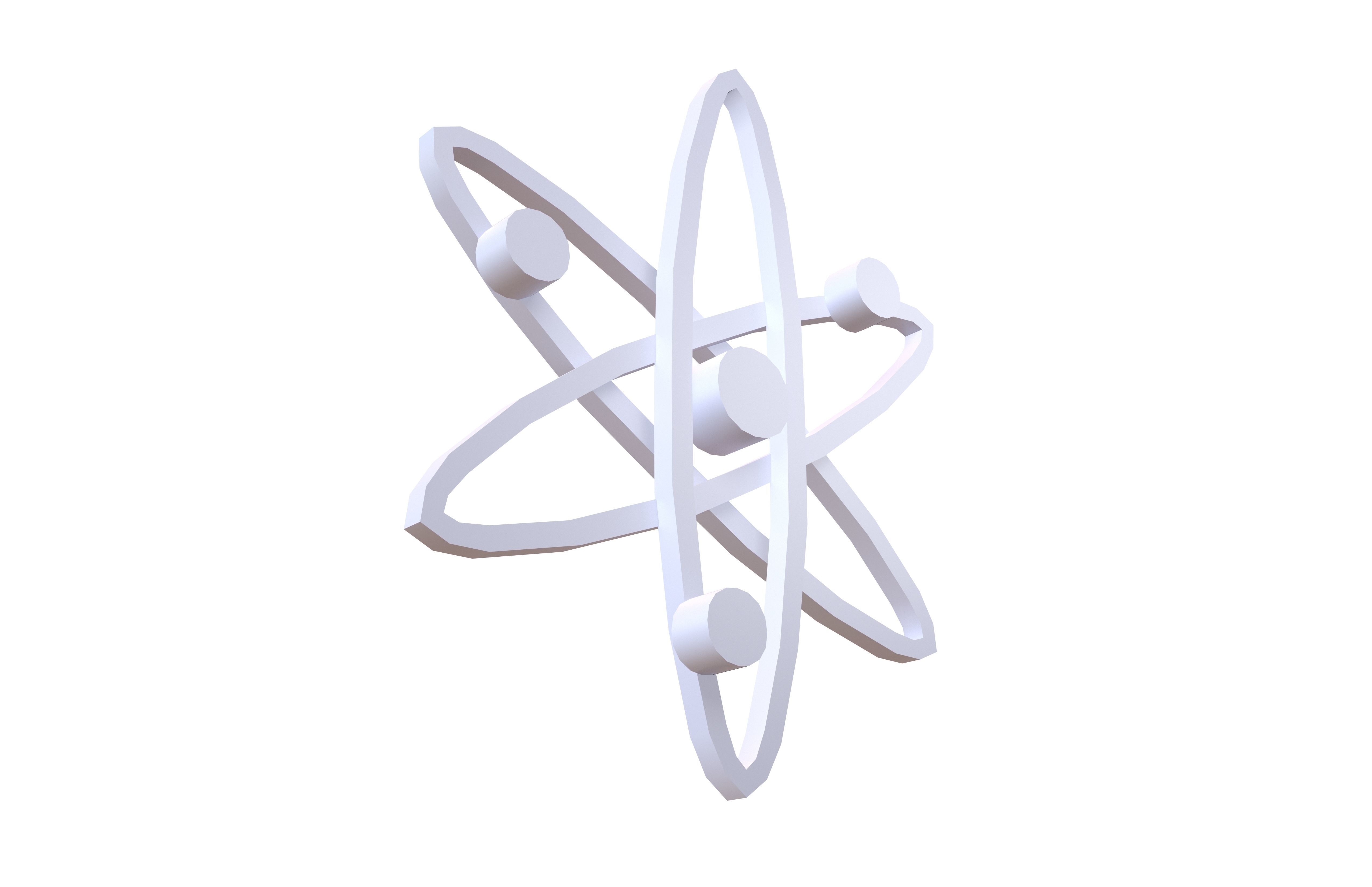 Cosmos Coin v1 002 Low-poly 3D model_3