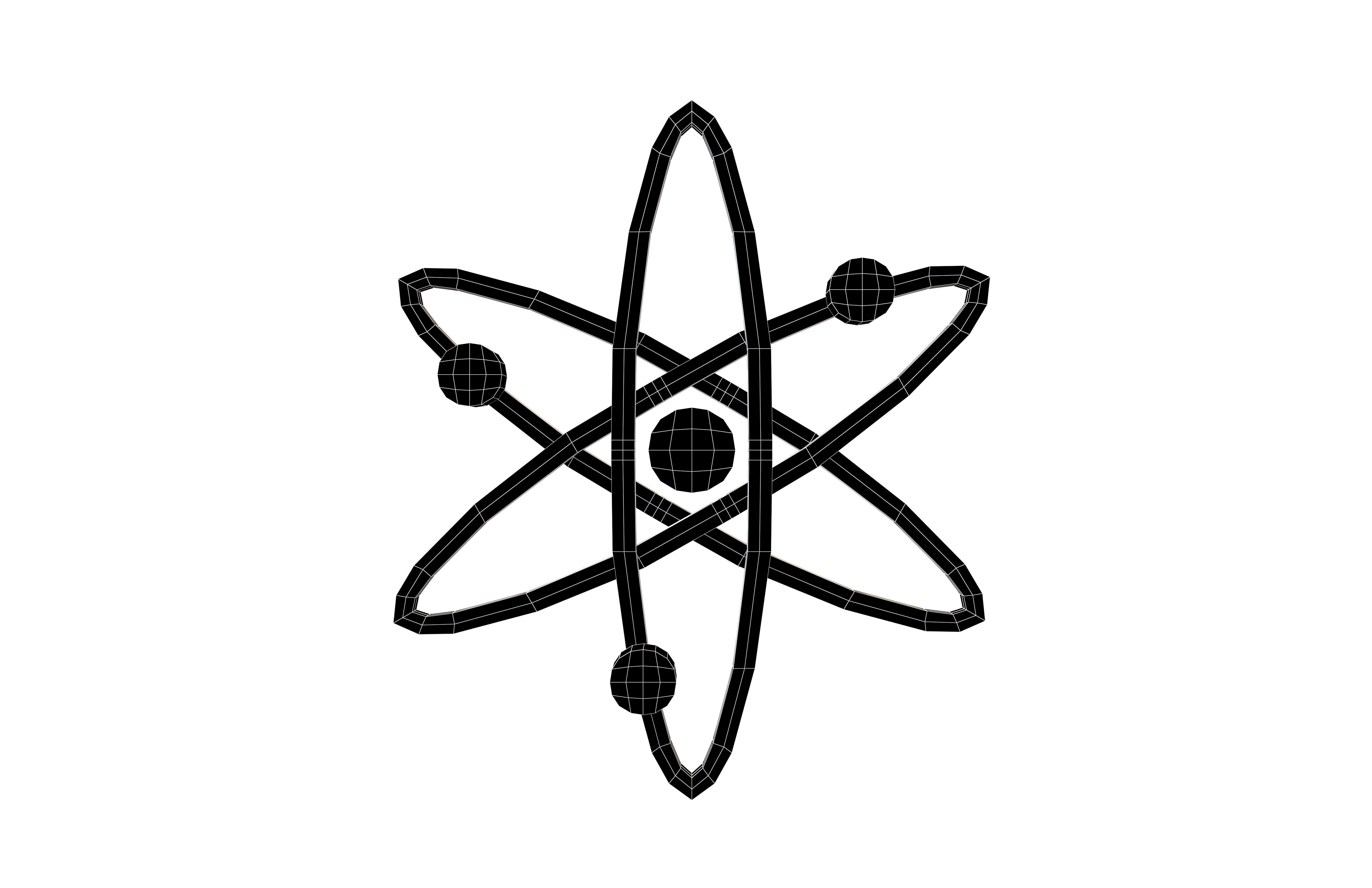 Cosmos Coin v1 002 Low-poly 3D model_5