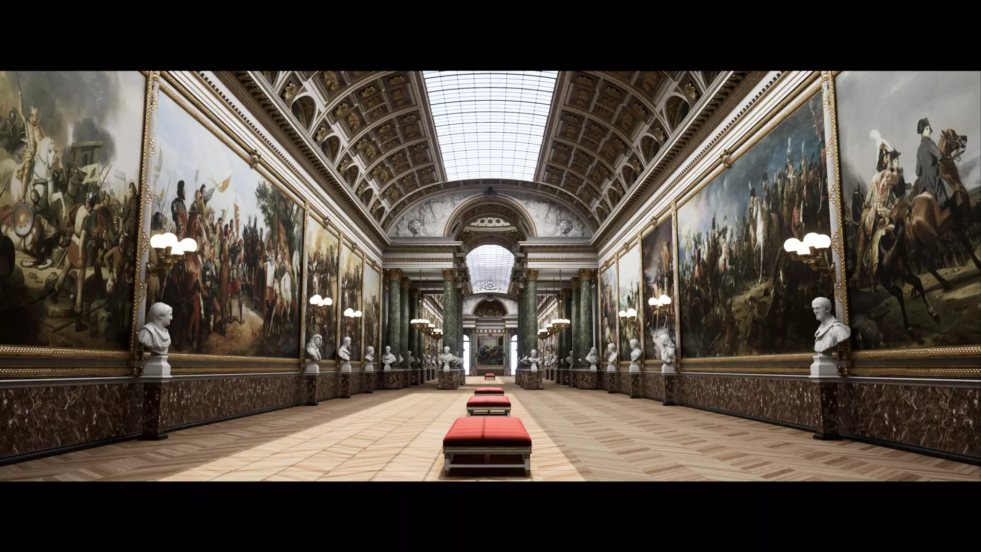 Versailles Palace Photorealistic UE4 Archviz Environment Low-poly 3D model_0