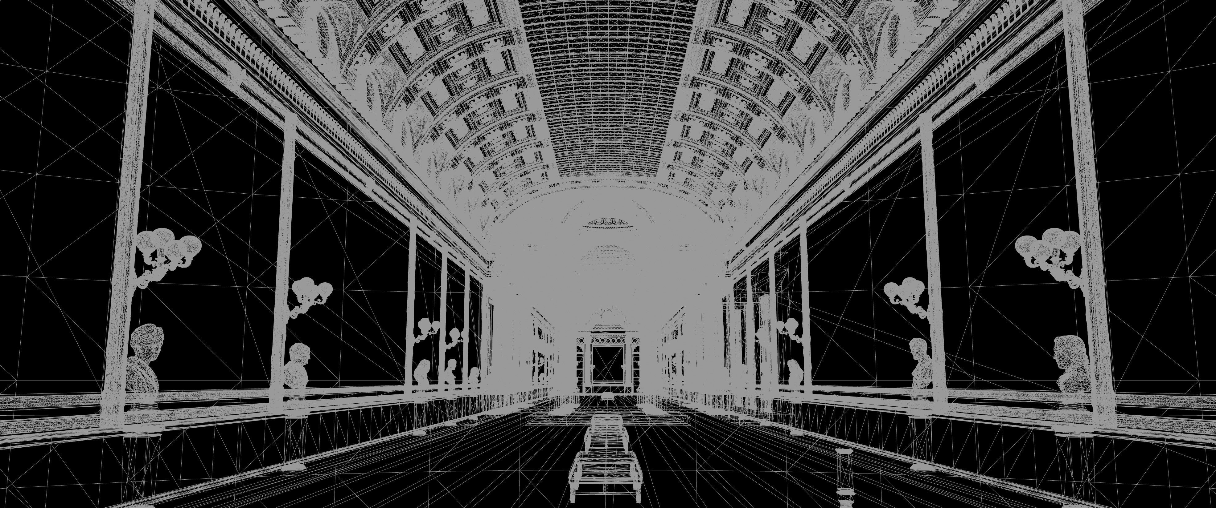 Versailles Palace Photorealistic UE4 Archviz Environment Low-poly 3D model_8