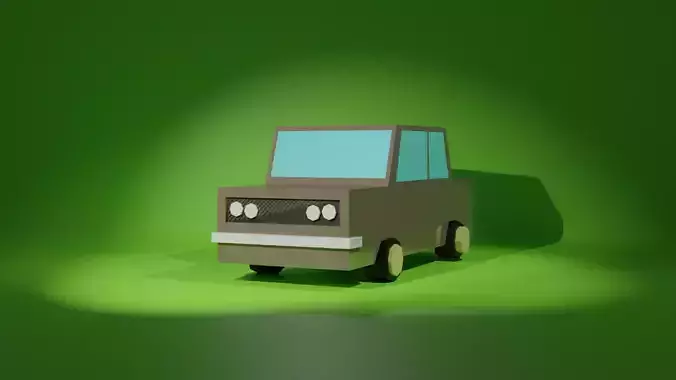 hiper lowpoly car
