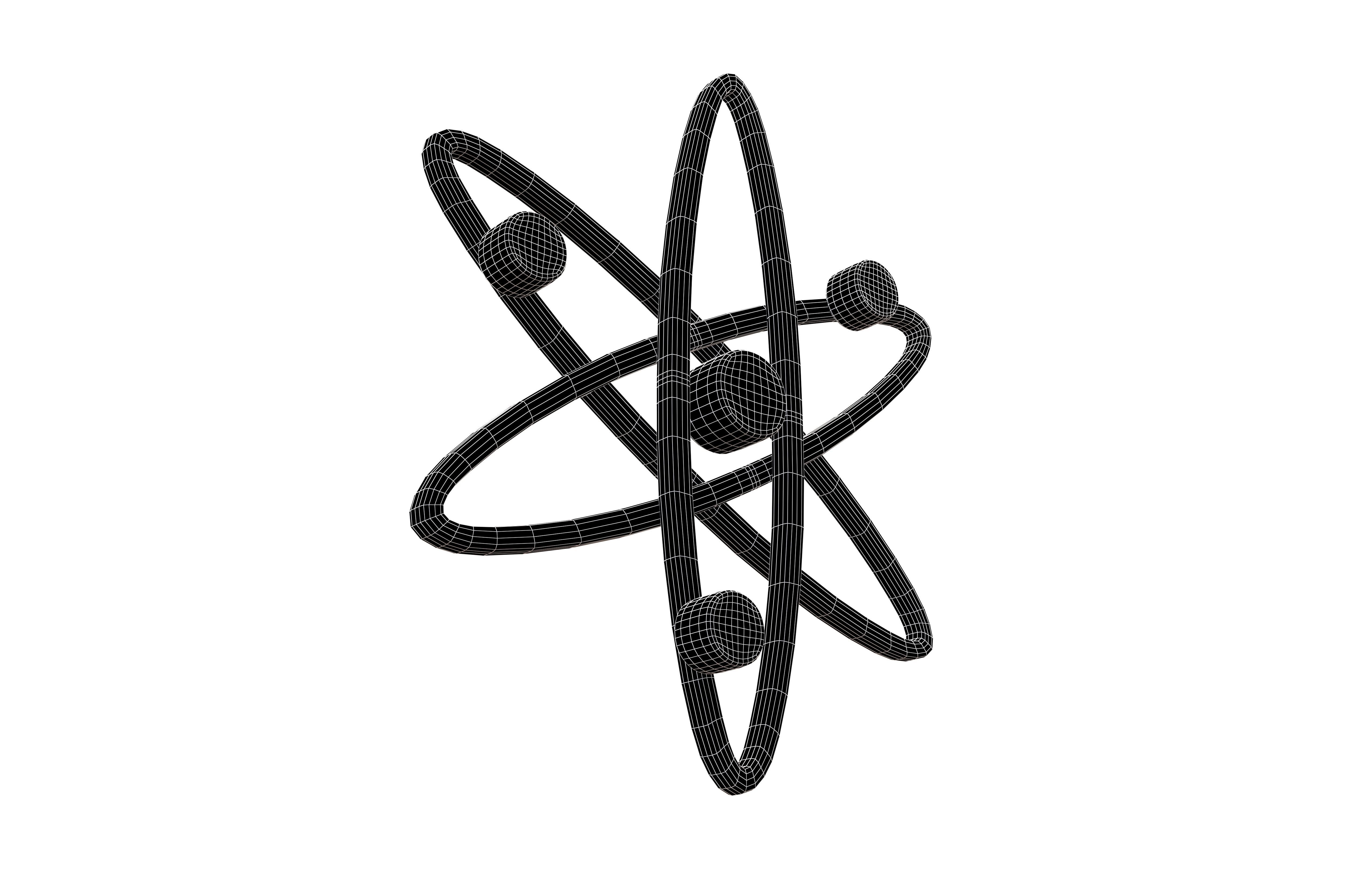 Cosmos Coin v2 006 Low-poly 3D model_4