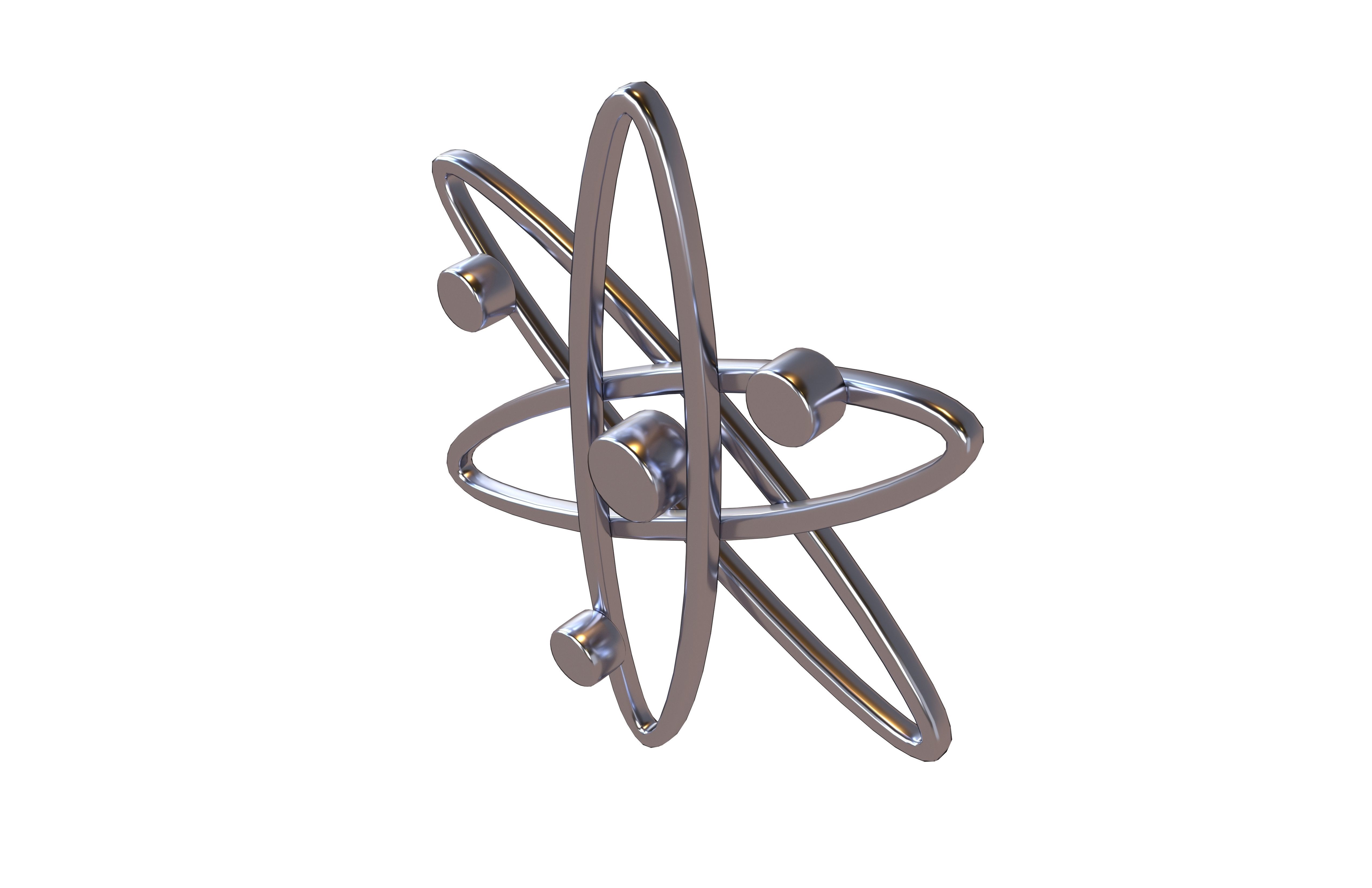 Cosmos Coin v2 006 Low-poly 3D model_2