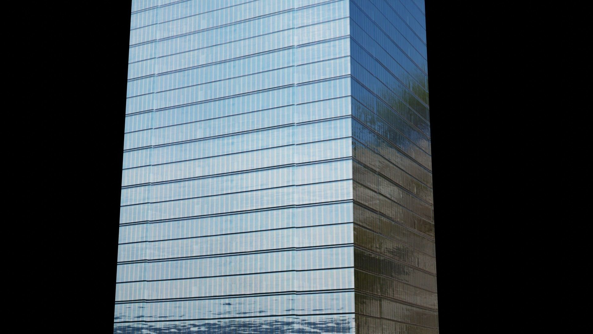 250 West 55th Street - NYC Low-poly 3D model_3