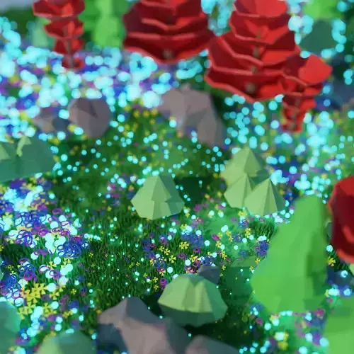 Low Poly Forest Assets