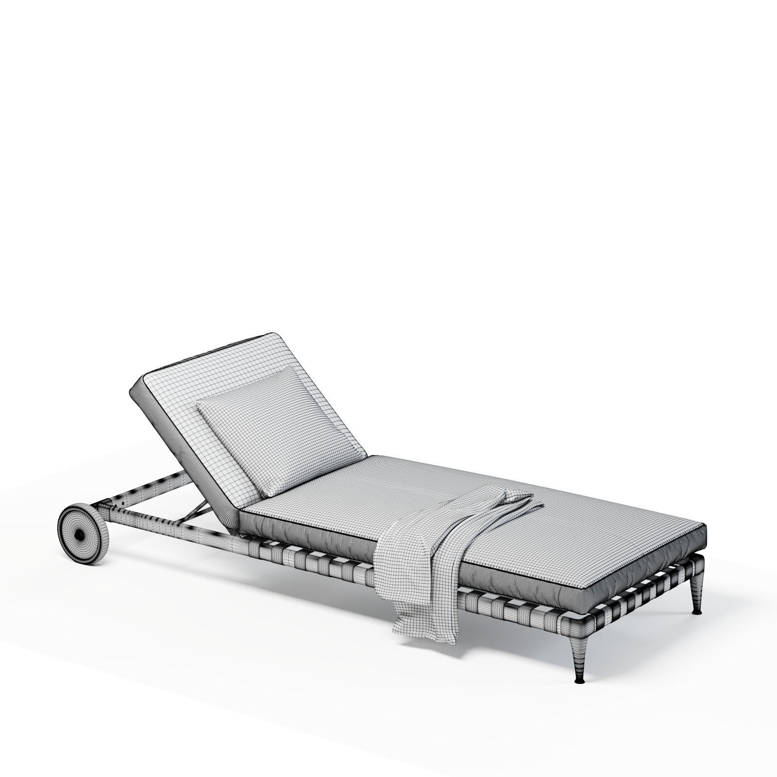 FLEXFORM Atlante Sun Lounger 3D model_7