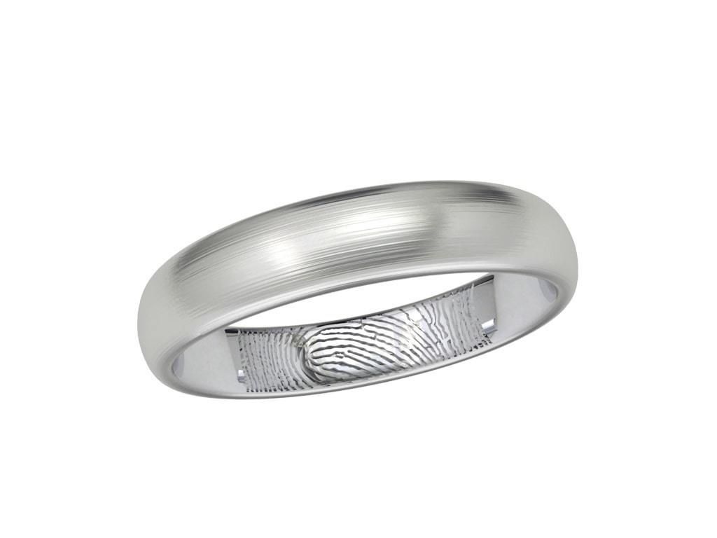 Fingerprint Ring Band All Sizes From 4-5 To 16 US -CC103AS 3D print model_24