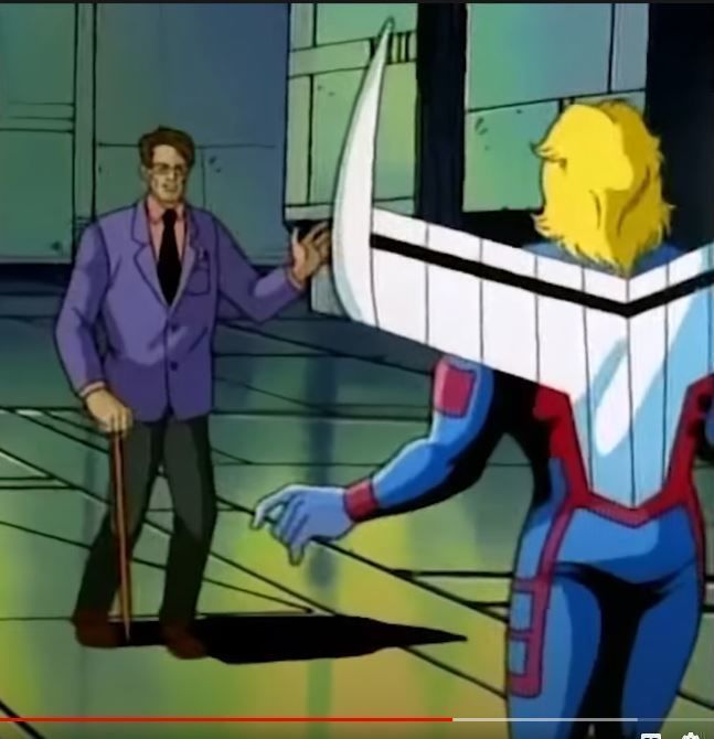 Marvel Legends Archangel Retracted Wings Animated Series Version 3D print model_2