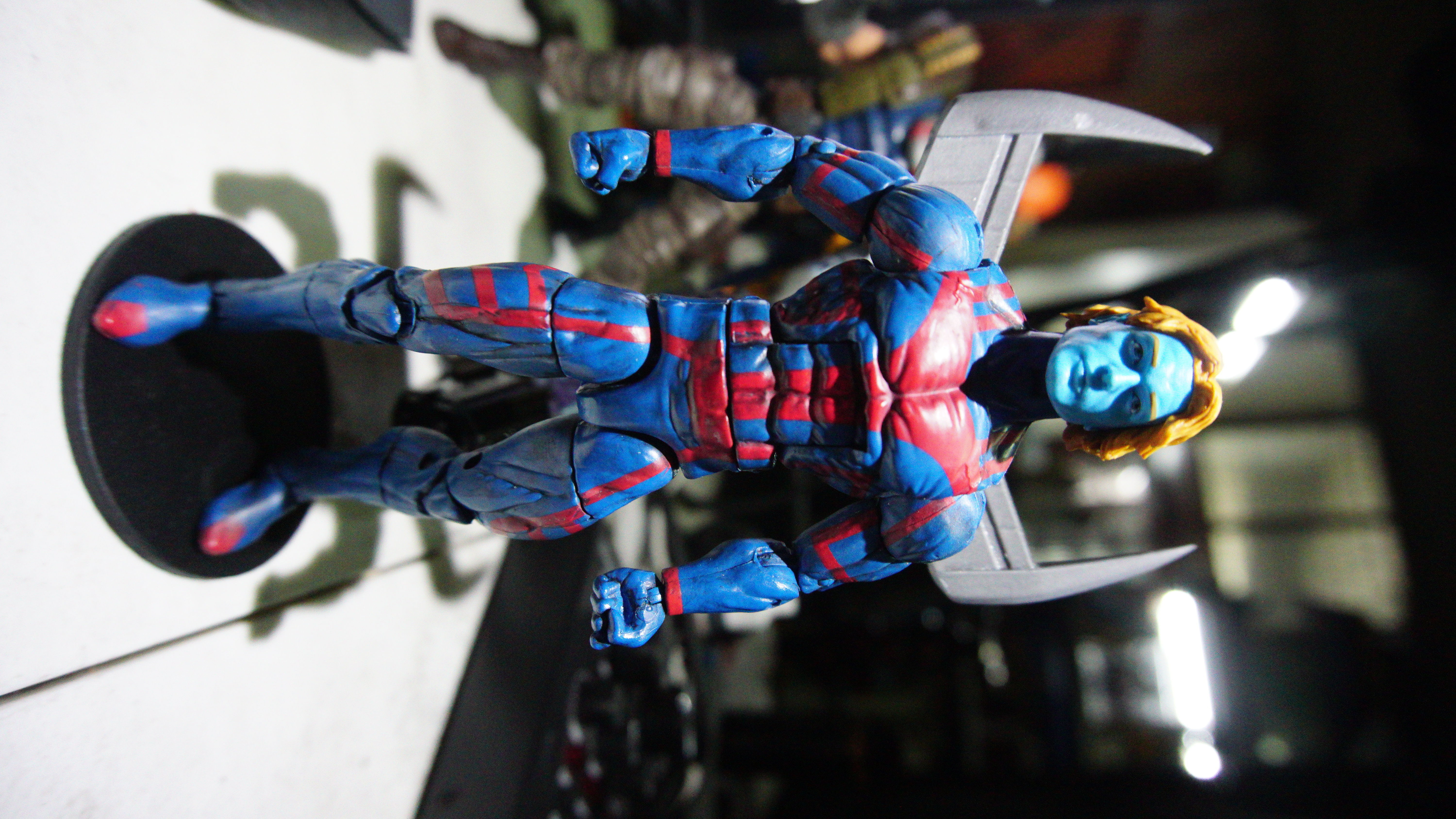 Marvel Legends Archangel Retracted Wings Animated Series Version 3D print model_1