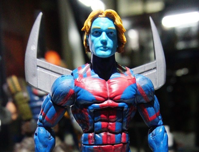 Marvel Legends Archangel Retracted Wings Animated Series Version 3D print model