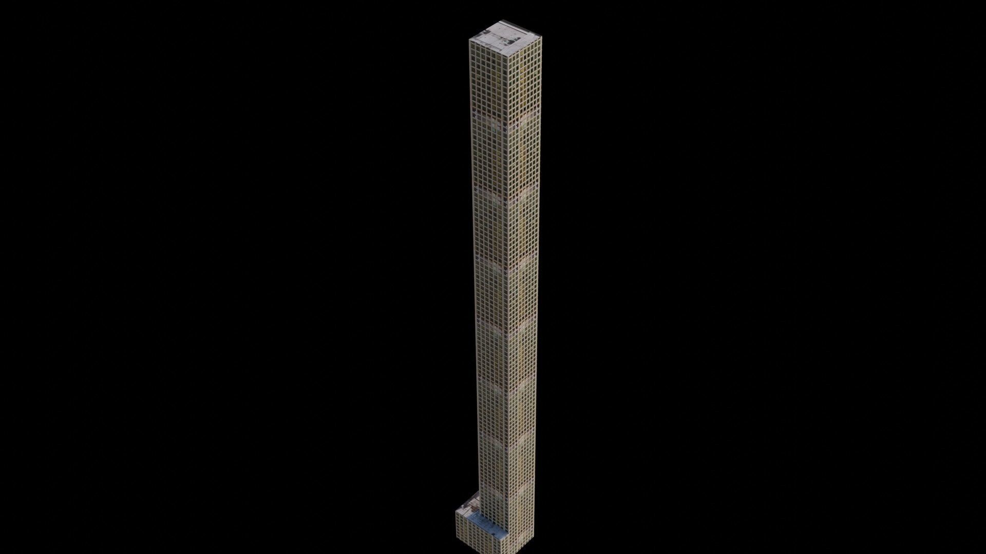 432 Park Ave - NYC Low-poly 3D model_3