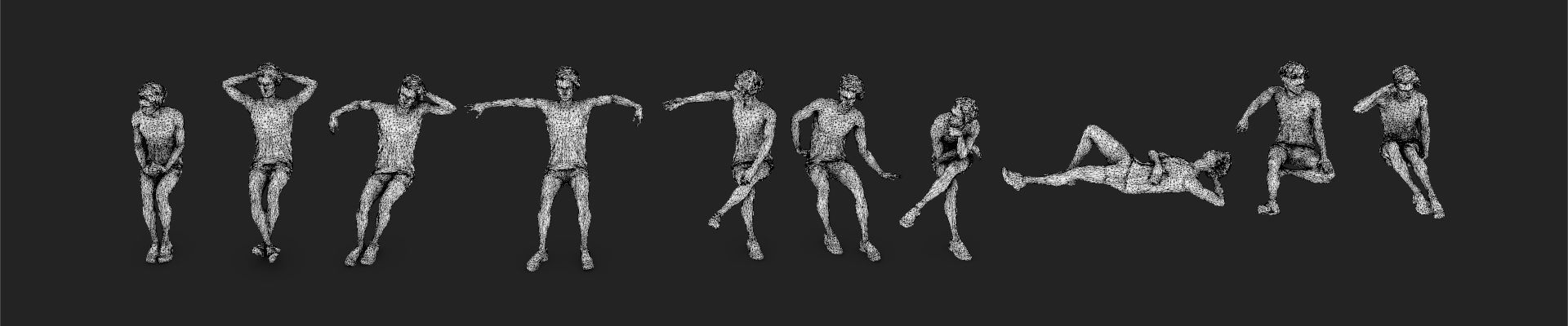 People Crowd Set-04 282  3D model_9