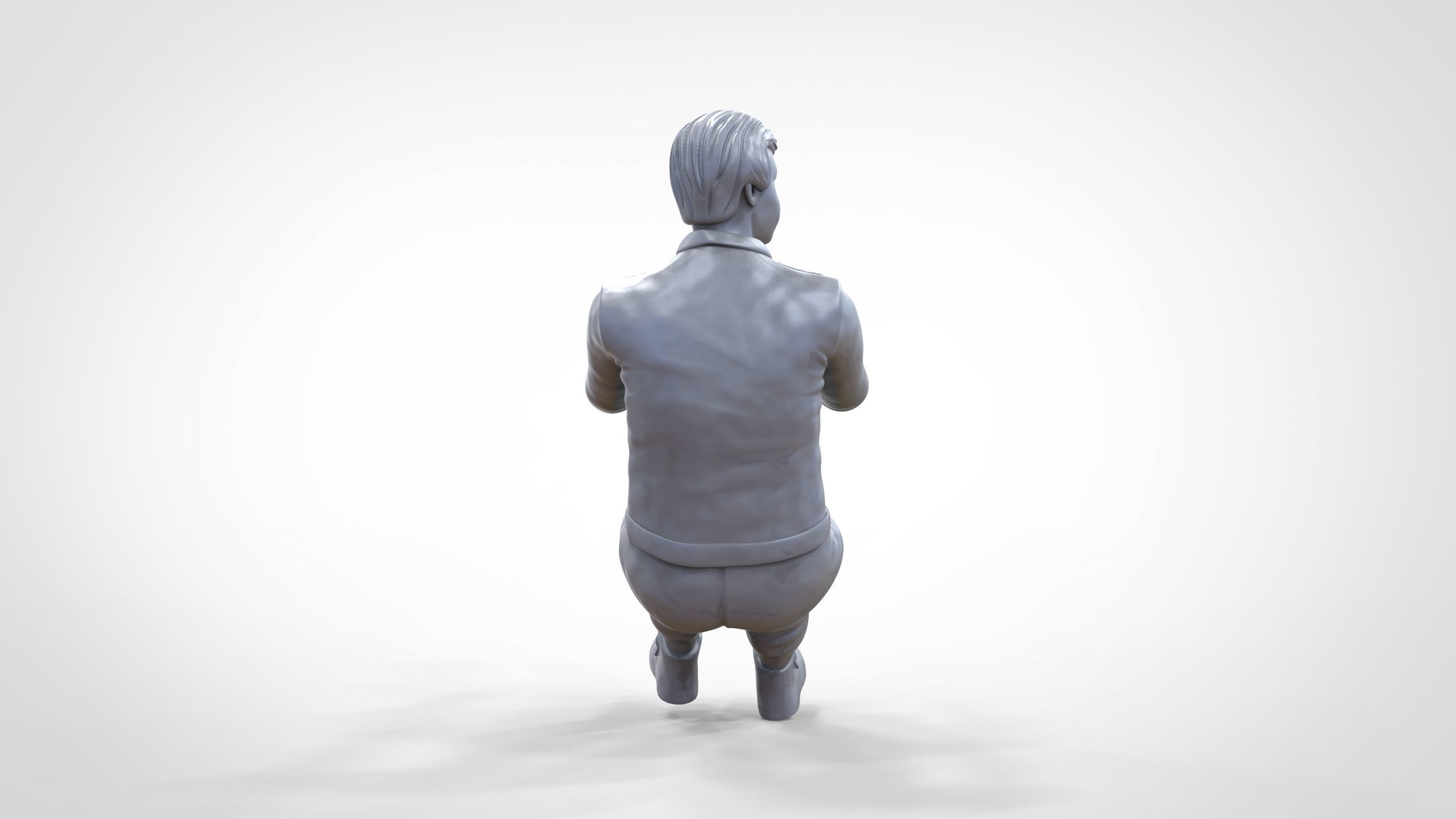 N3 Sitting Race Driver 1 64 Miniature 3D print model_23