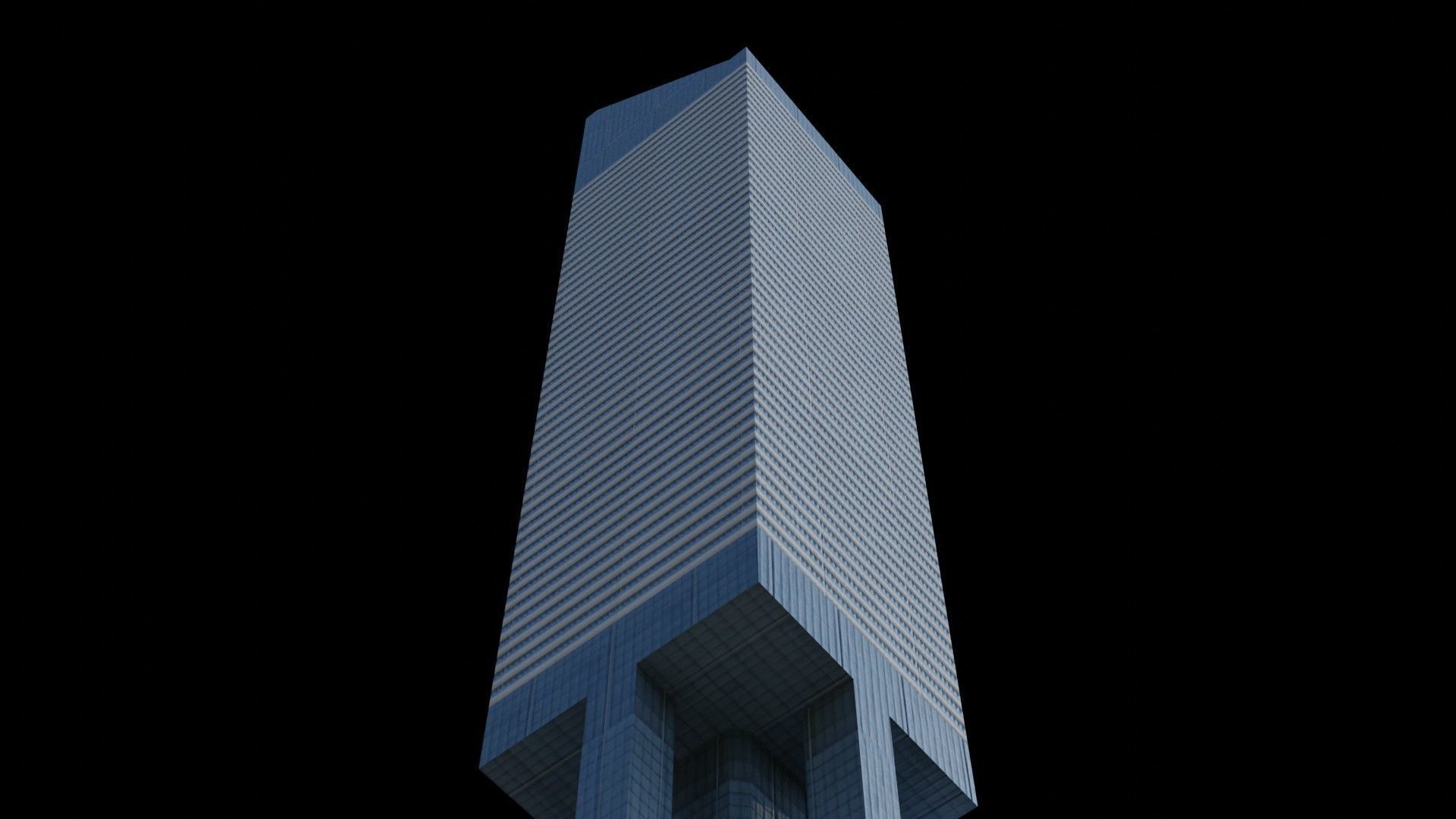 Citigroup Center - NYC Low-poly 3D model_2