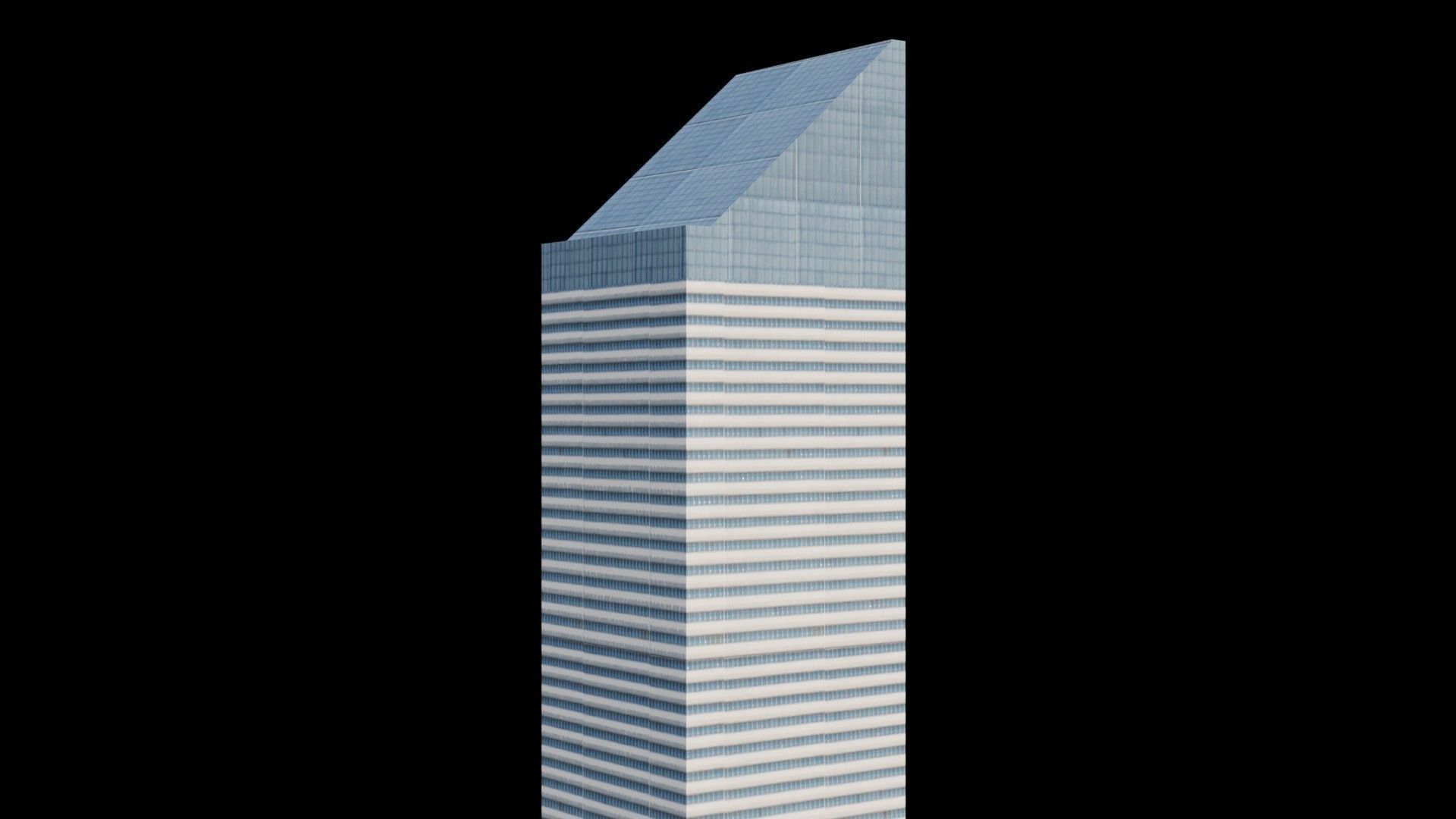 Citigroup Center - NYC Low-poly 3D model_3