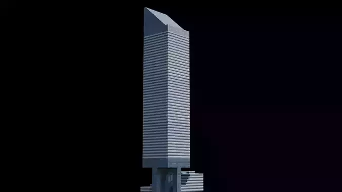 Citigroup Center - NYC Low-poly 3D model