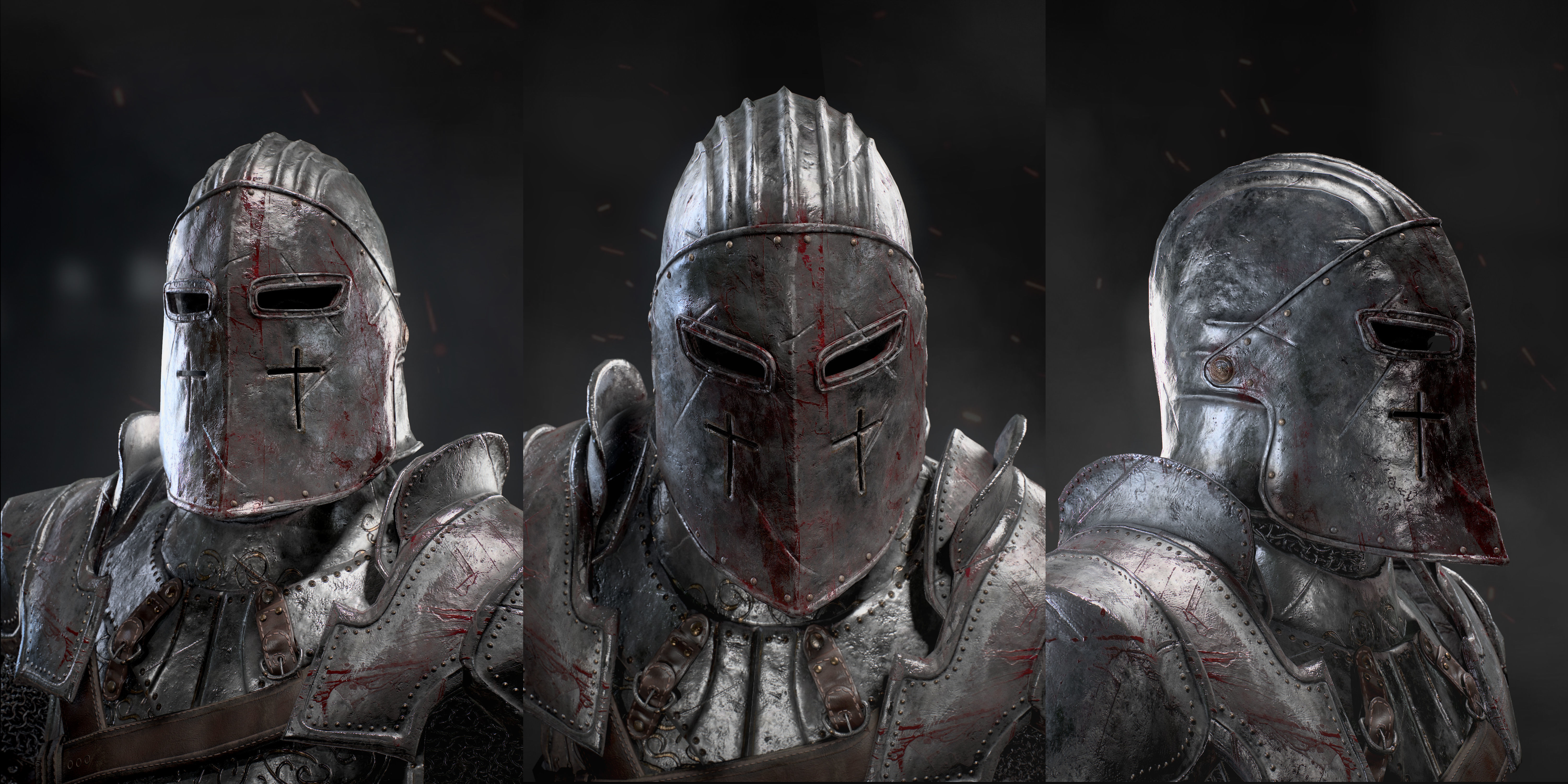 Knight Low-poly 3D model Low-poly 3D model_6