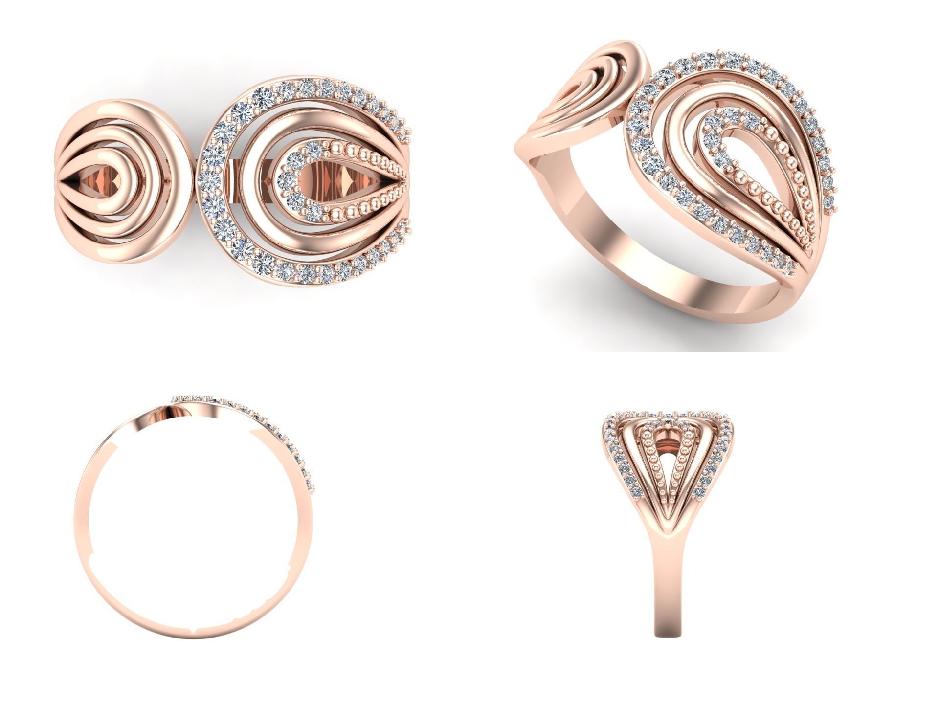 Ring od146 3D print model_3