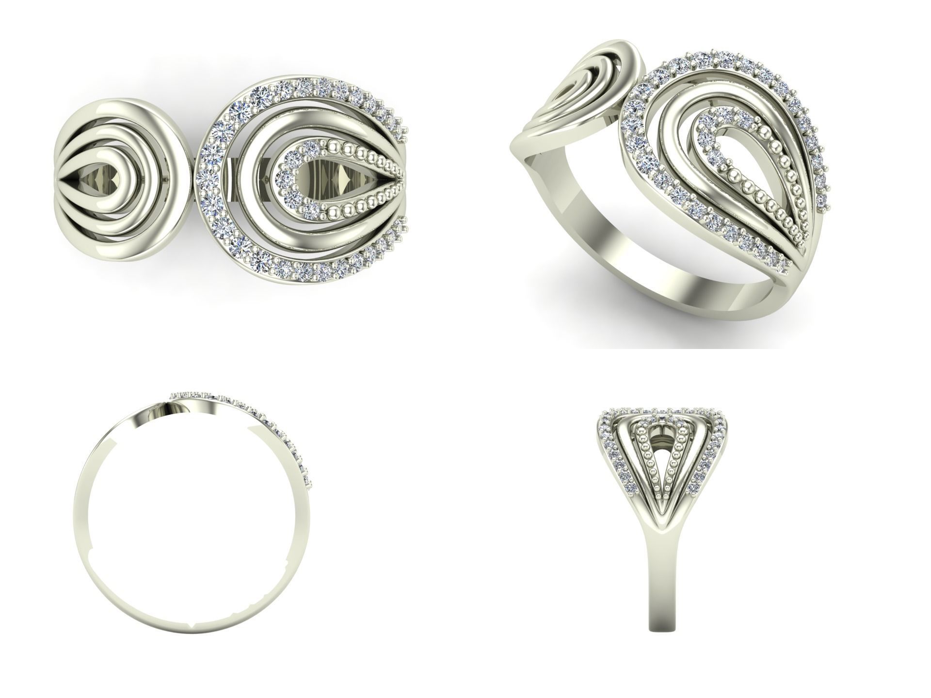 Ring od146 3D print model_5