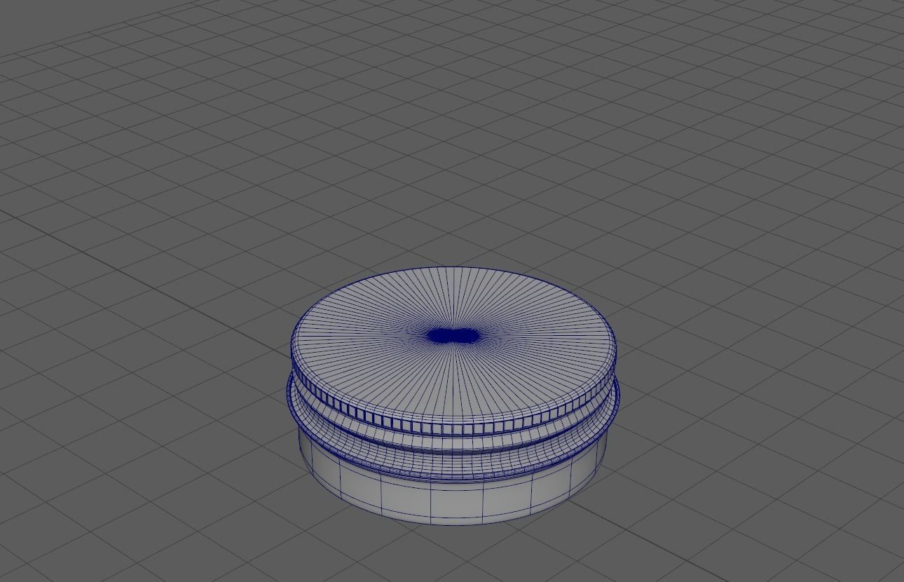 Set of glass and aluminium bottles and jars for cosmetics 3D model_11