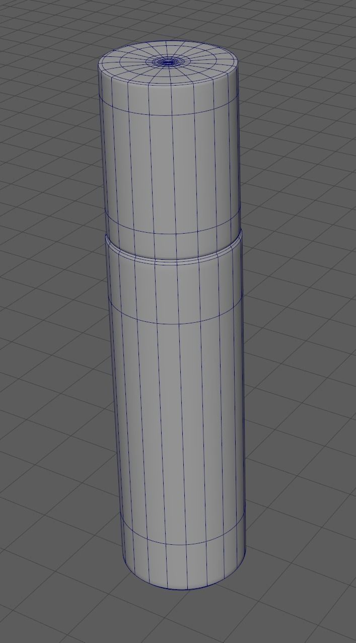 Set of glass and aluminium bottles and jars for cosmetics 3D model_5