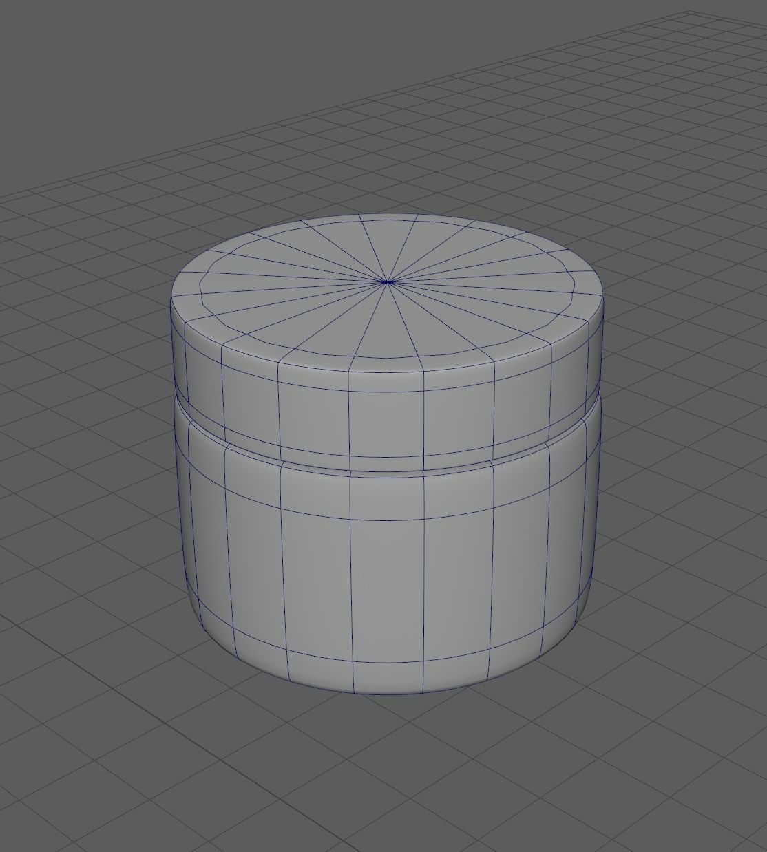 Set of glass and aluminium bottles and jars for cosmetics 3D model_4