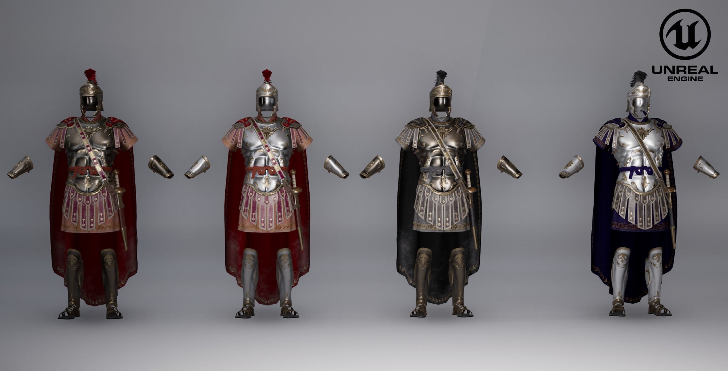 Roman Armor Update Low-poly 3D model Low-poly 3D model_20