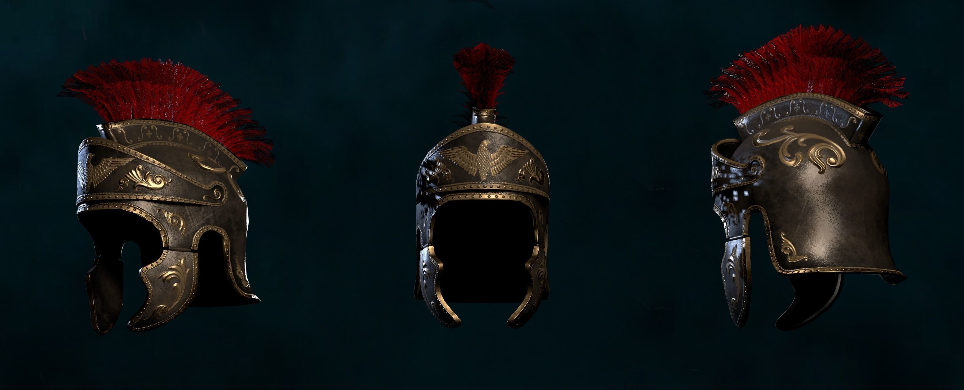 Roman Armor Update Low-poly 3D model Low-poly 3D model_15