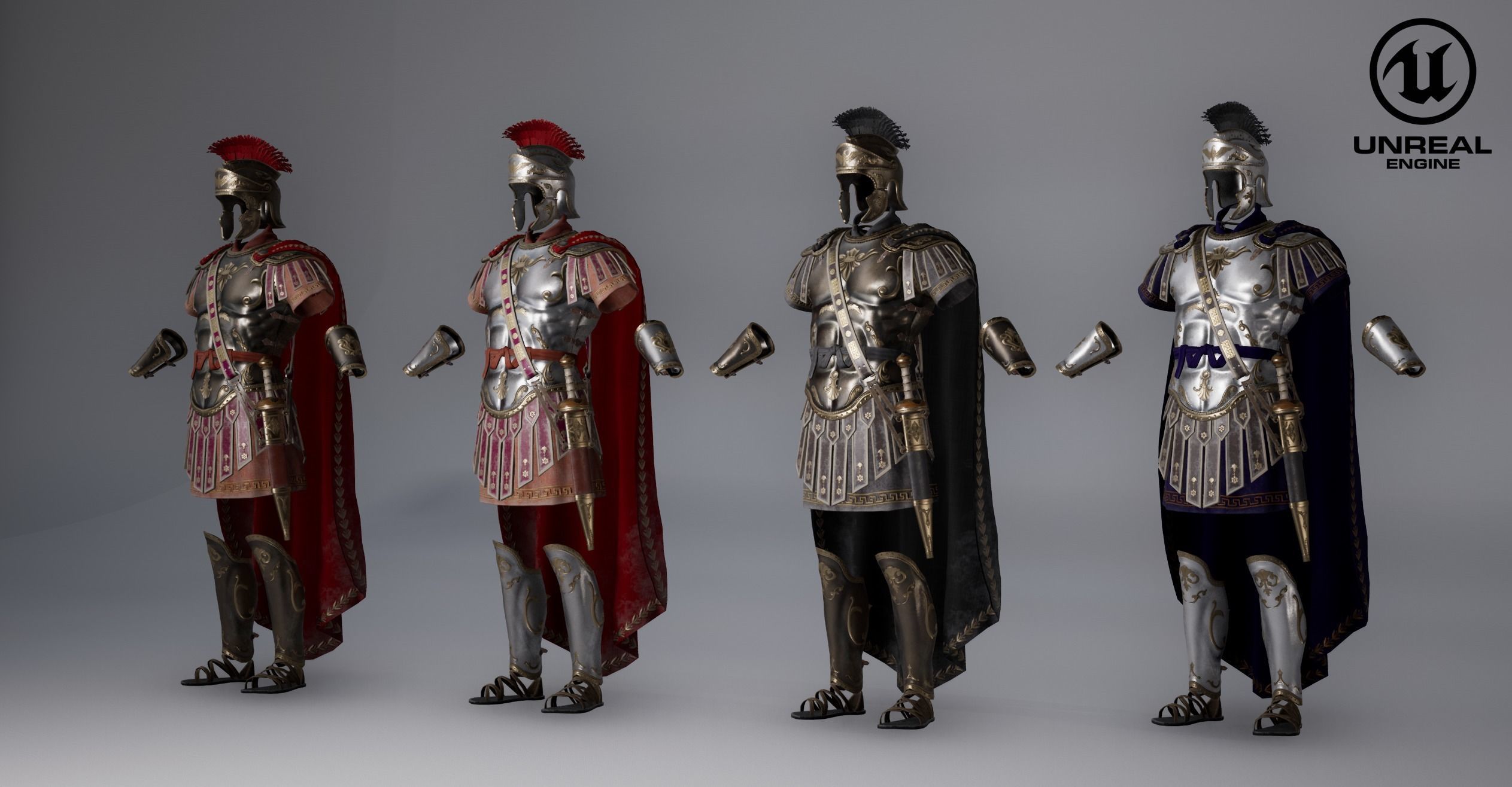 Roman Armor Update Low-poly 3D model Low-poly 3D model_21