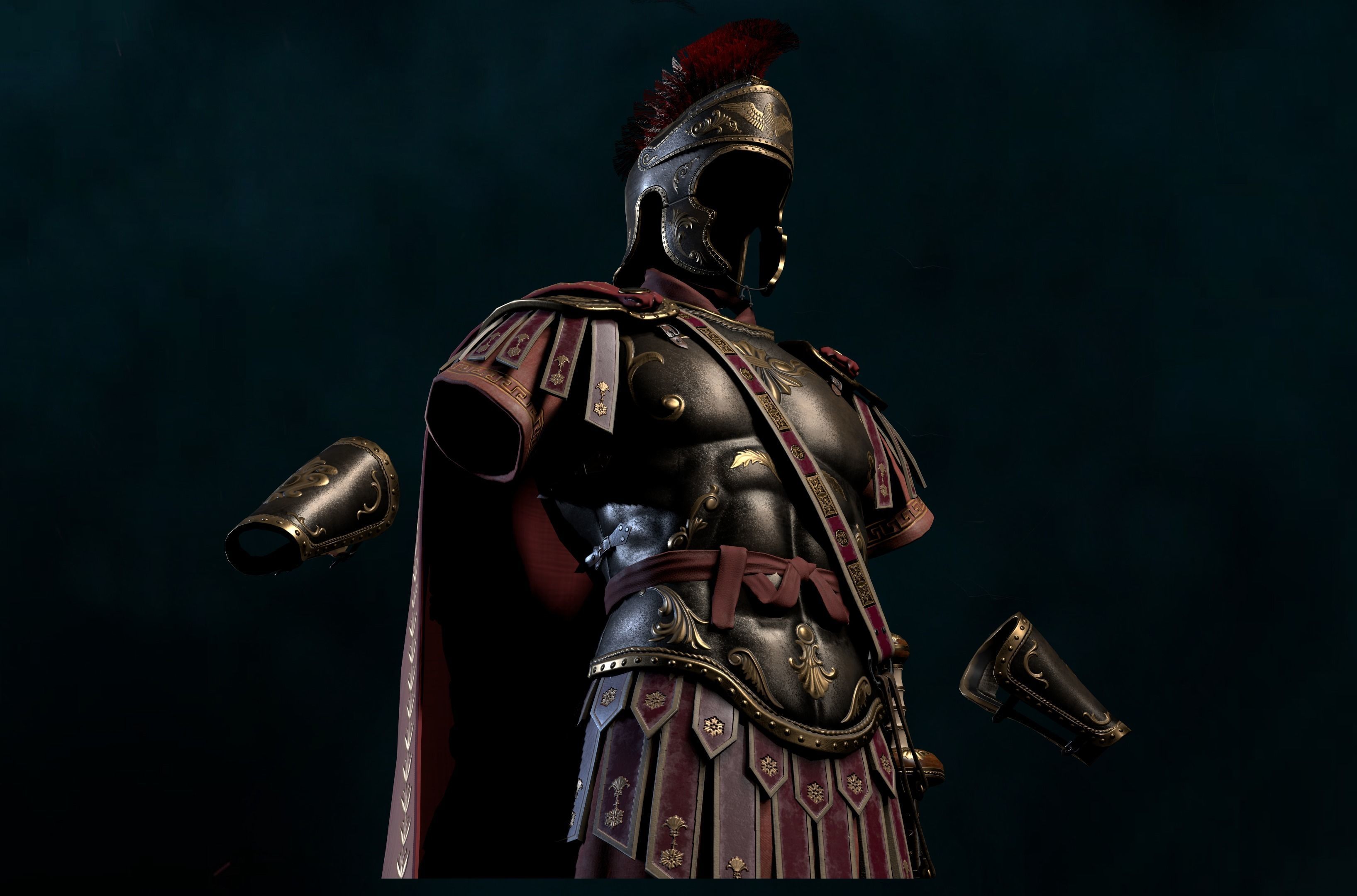 Roman Armor Update Low-poly 3D model Low-poly 3D model_4