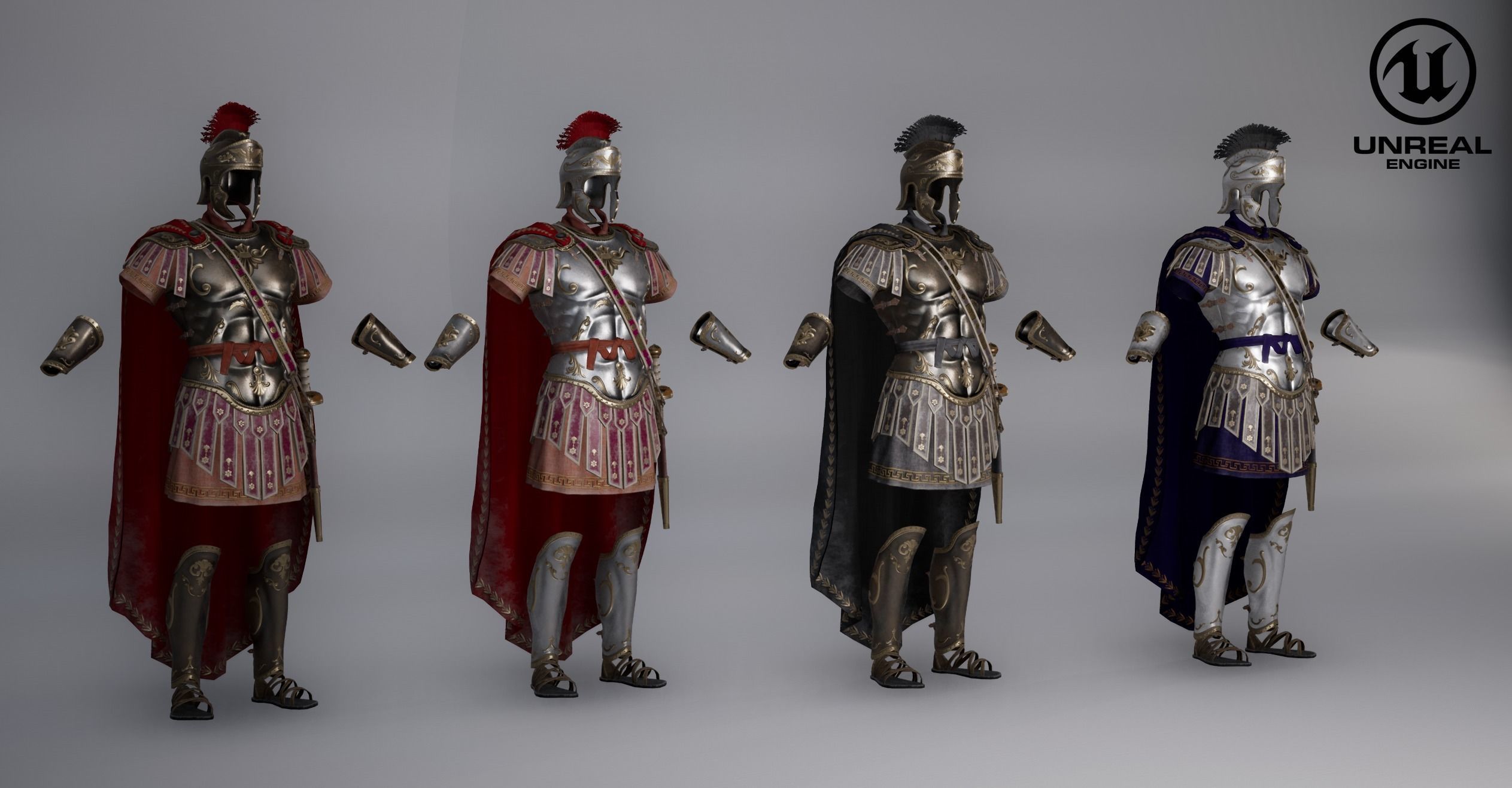 Roman Armor Update Low-poly 3D model Low-poly 3D model_22