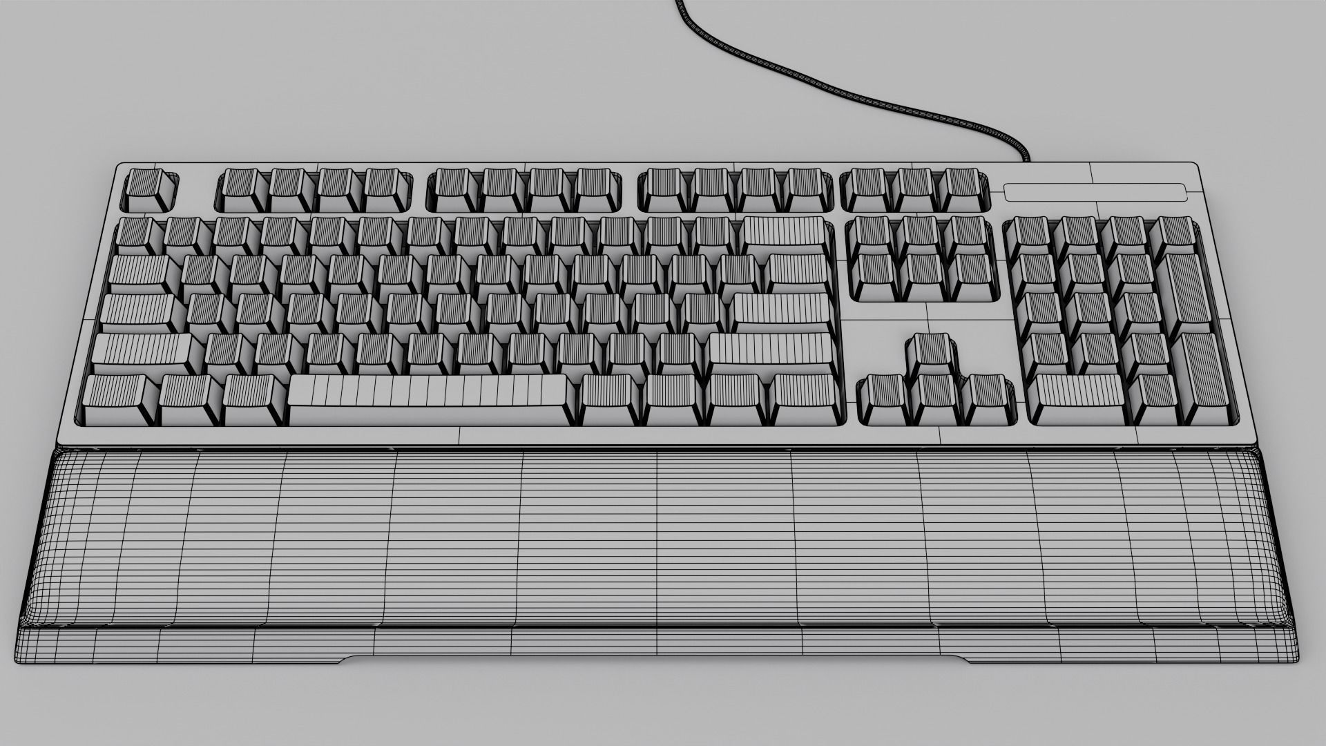 Keyboard Razer Ornata 3D model_6