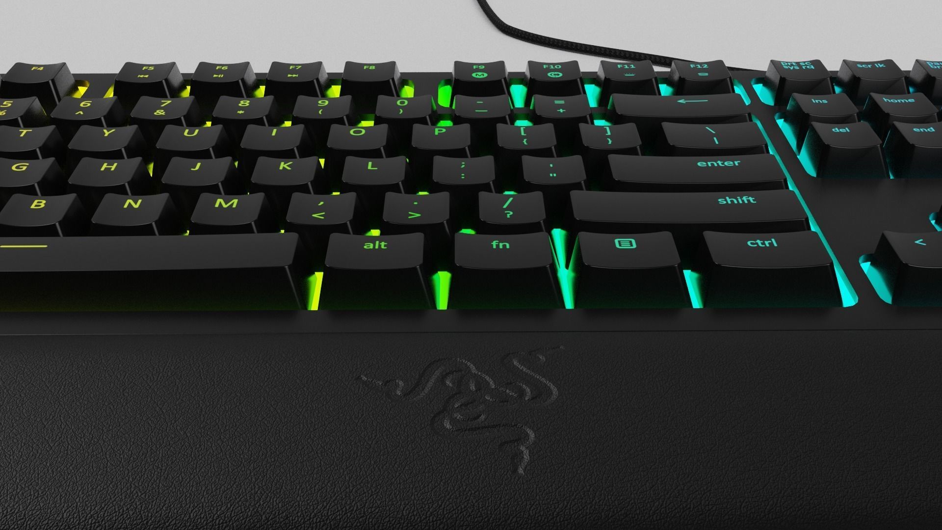 Keyboard Razer Ornata 3D model_2