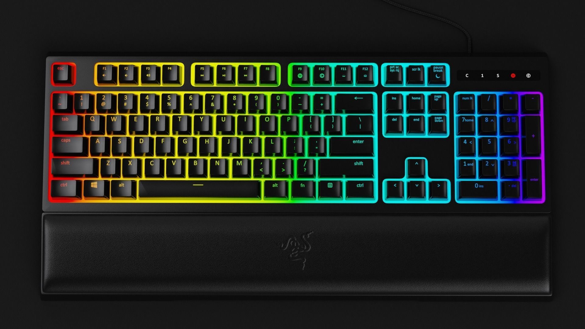 Keyboard Razer Ornata 3D model_4