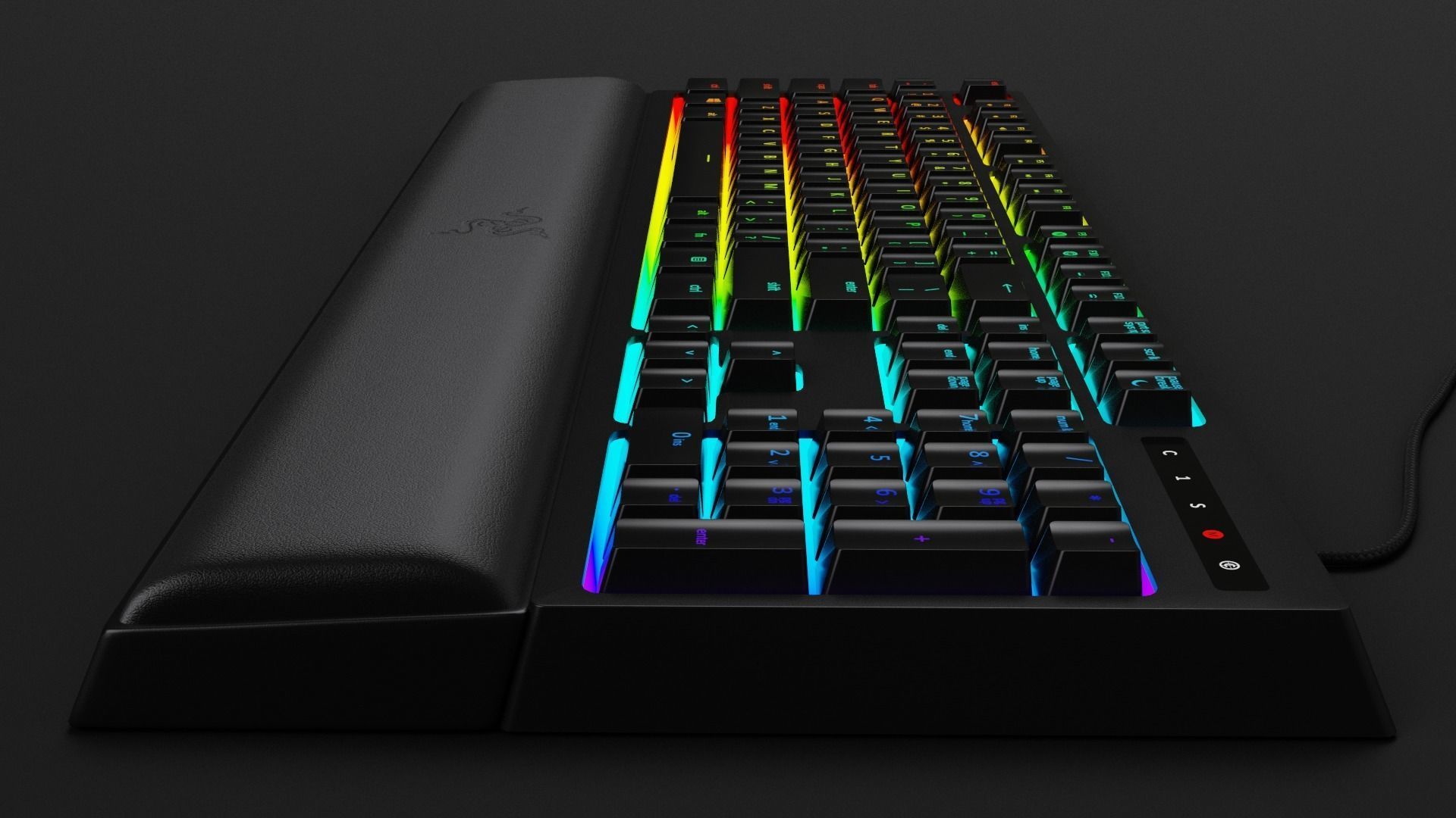 Keyboard Razer Ornata 3D model_3