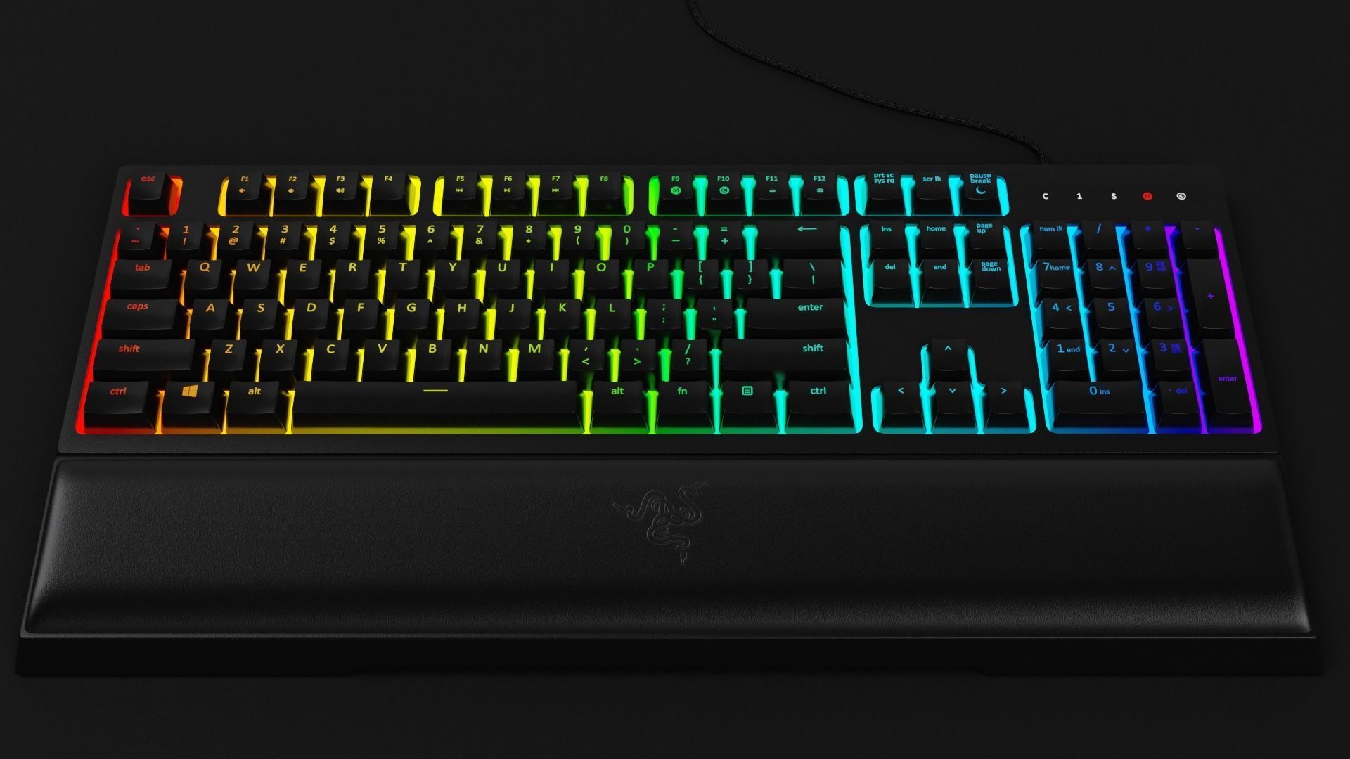Keyboard Razer Ornata 3D model_8