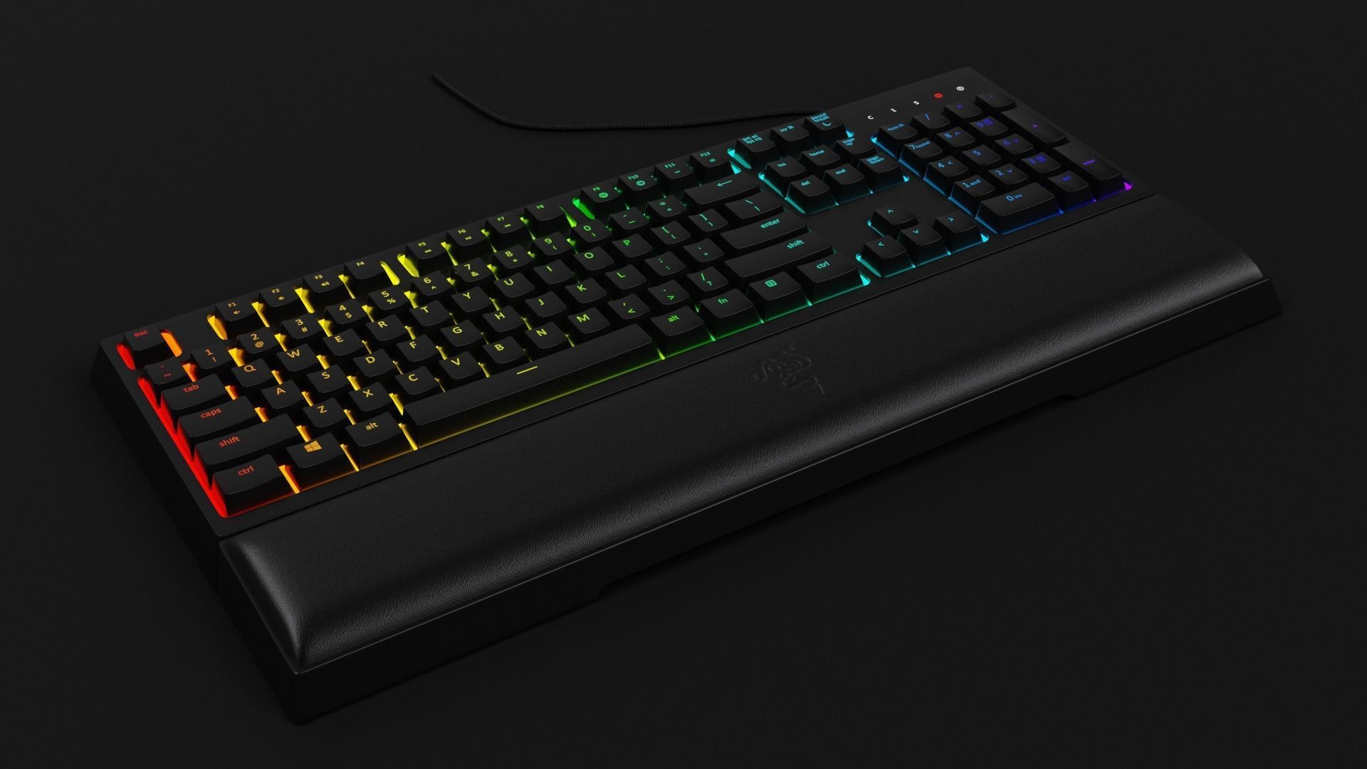Keyboard Razer Ornata 3D model_1