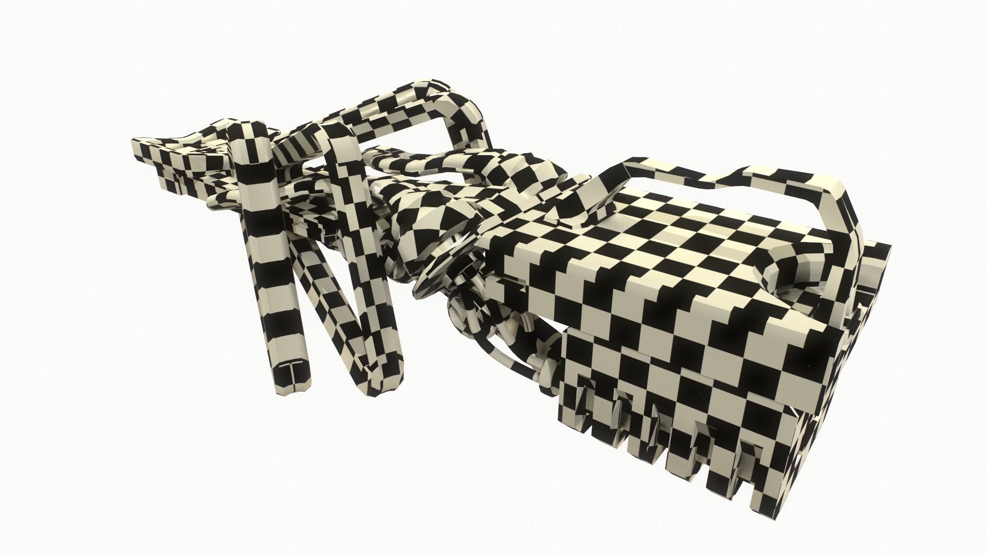 Sci Fi Gun 3 Low-poly 3D model_14