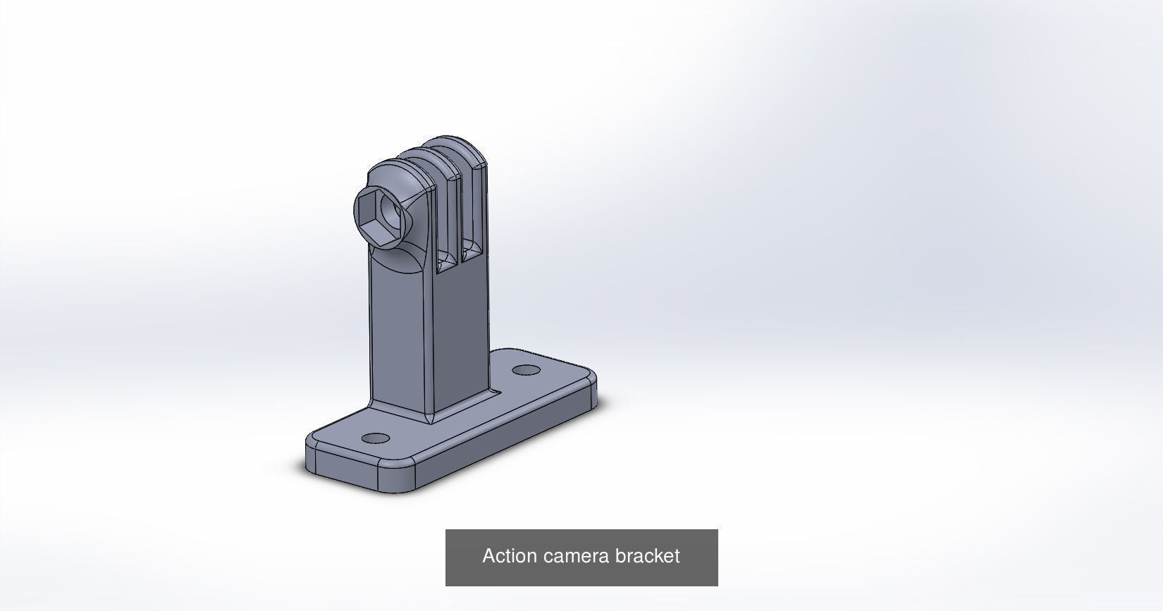 Action camera accesories KIT 3D Model Collection_8