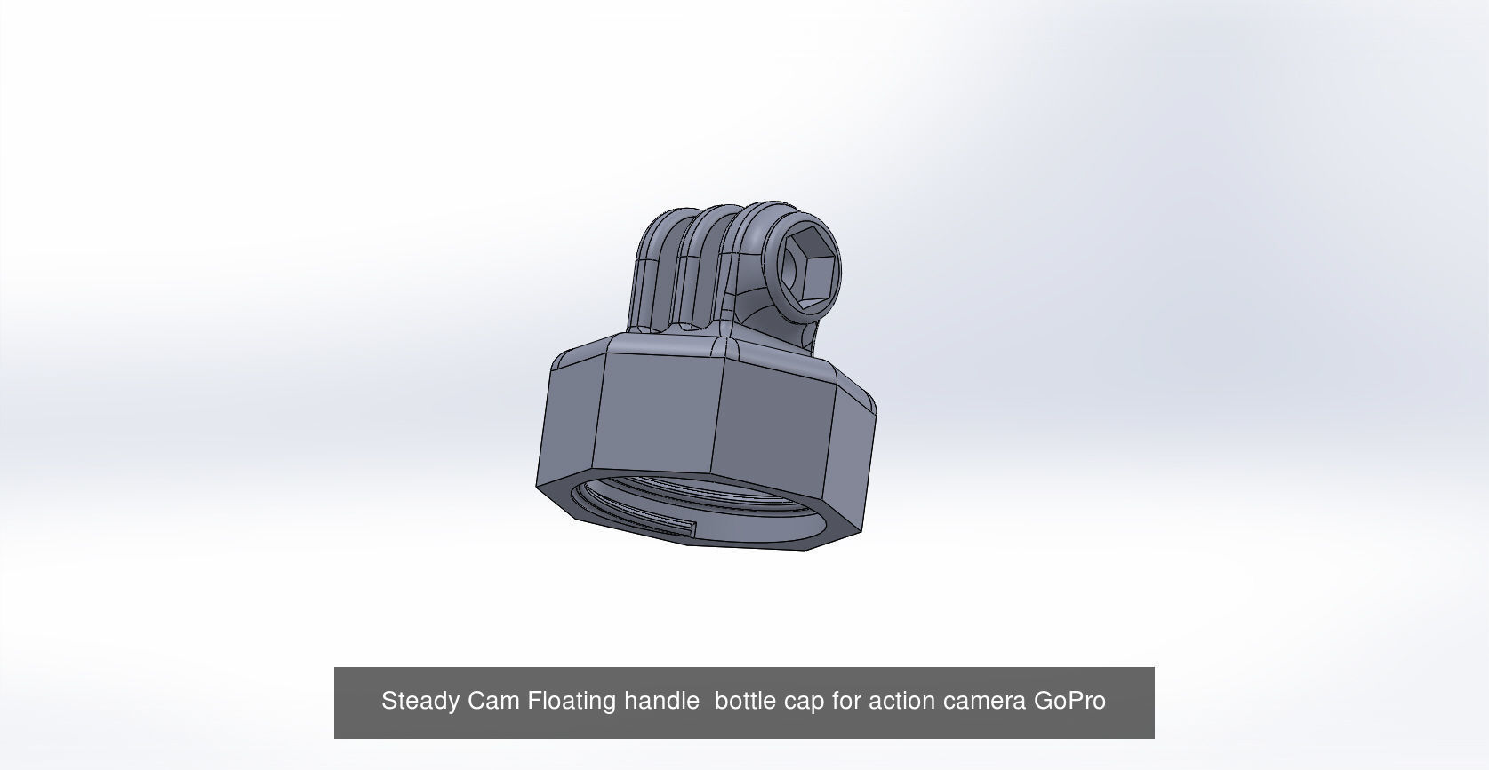 Action camera accesories KIT 3D Model Collection_5
