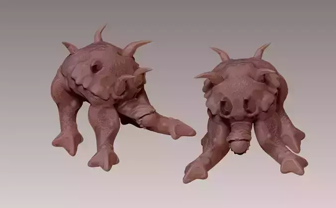 Crawler creature 3D model
