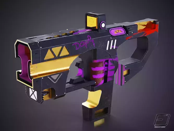 Cyberpunk SMG  
