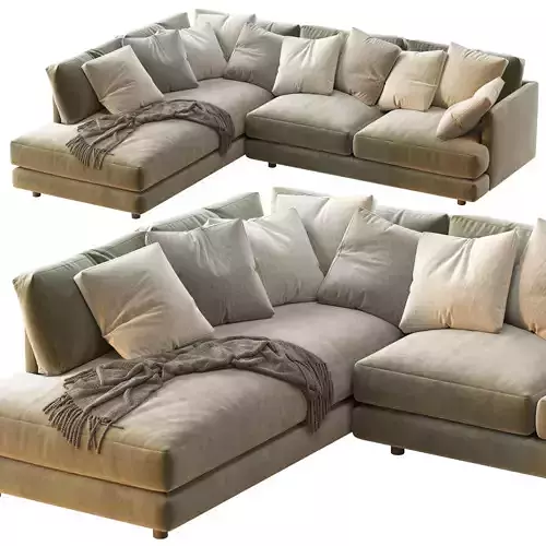 Haven 2-piece Terminal Chaise Sectiona