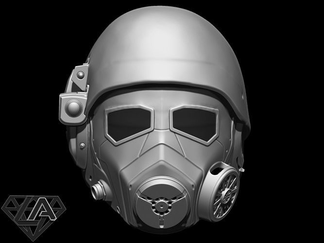 Fallout NCR custom helmet 3D print model