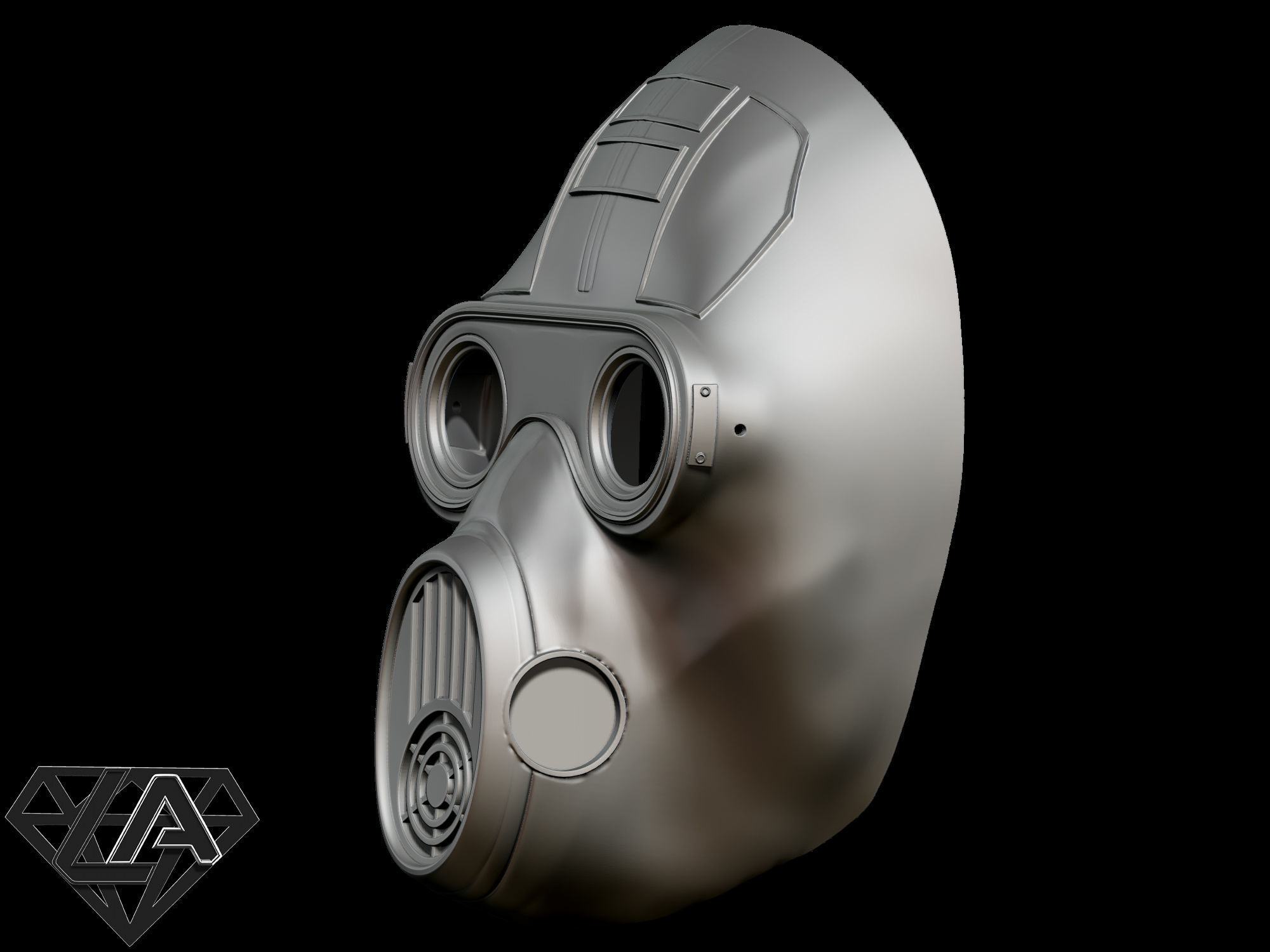 Stalker custom mask 3D print model_11