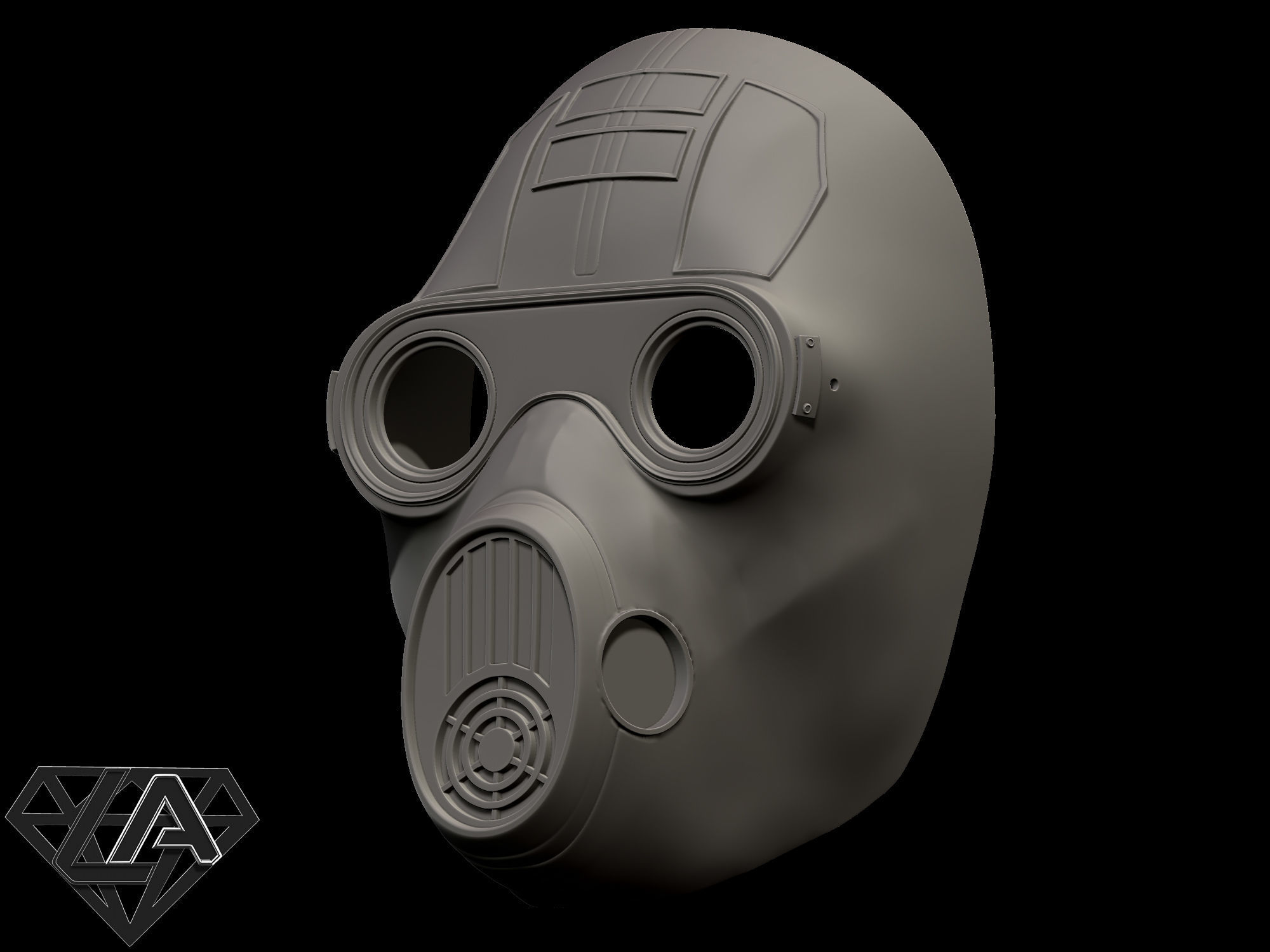 Stalker custom mask 3D print model_3