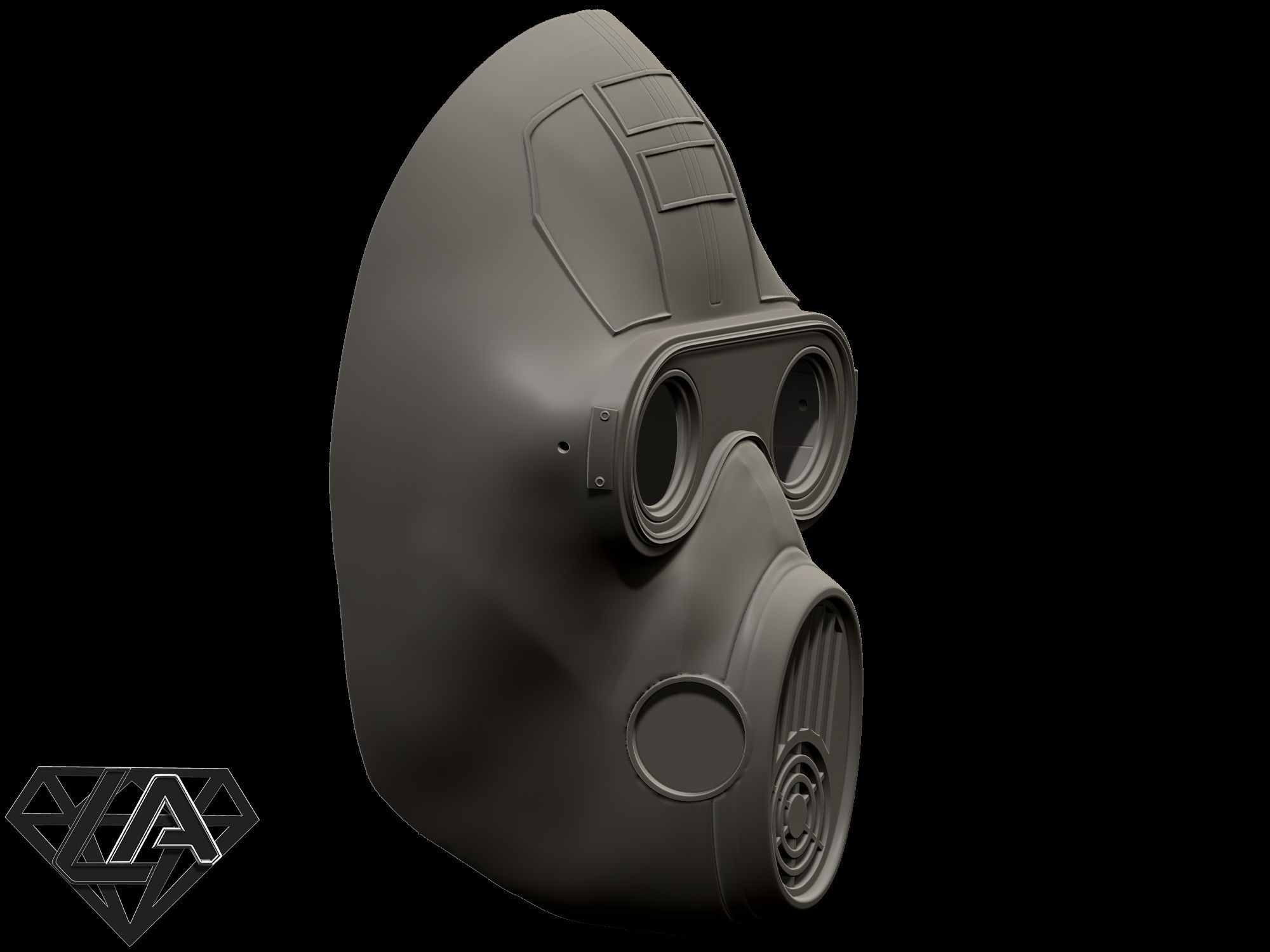 Stalker custom mask 3D print model_7