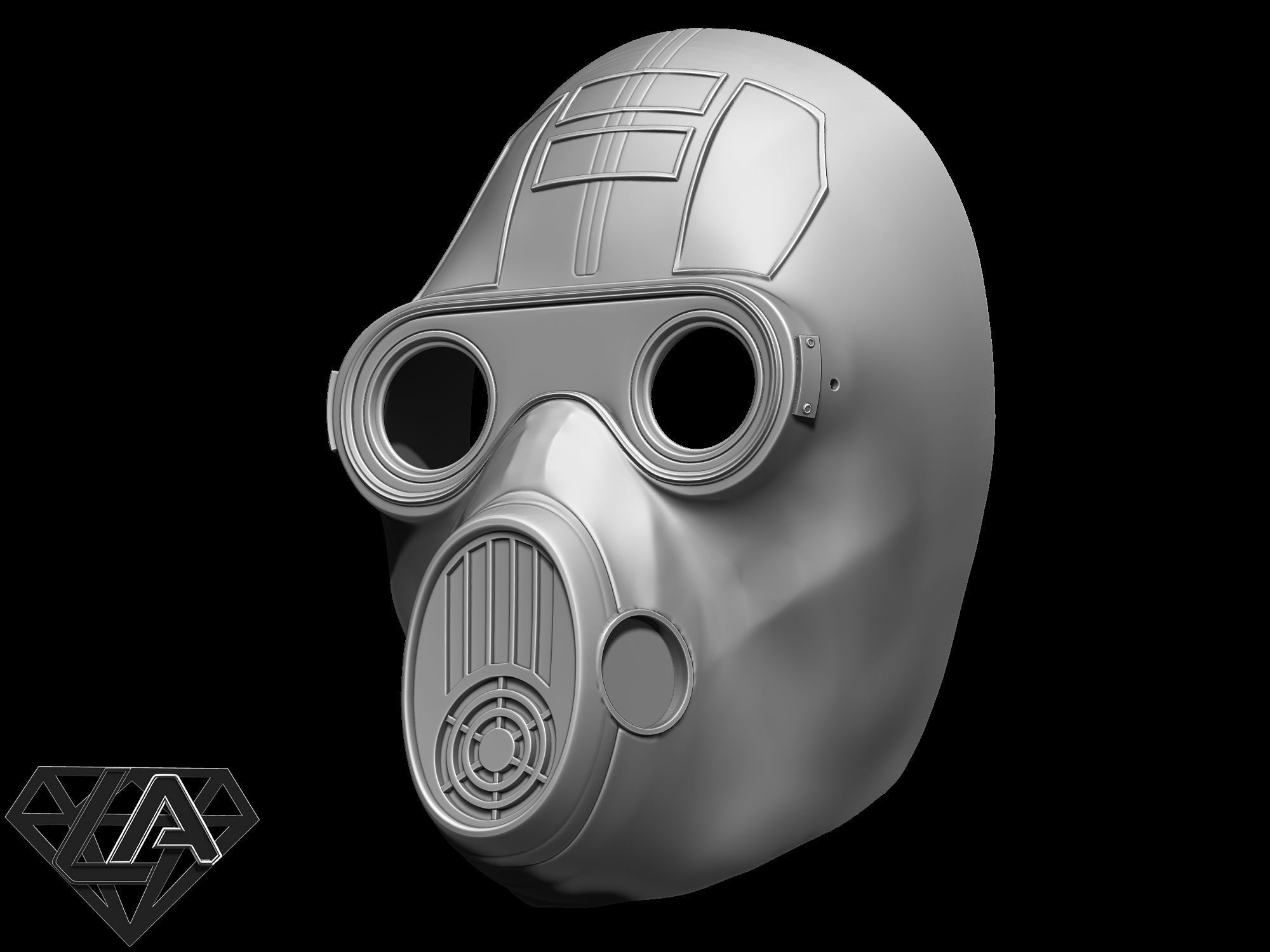 Stalker custom mask 3D print model_2