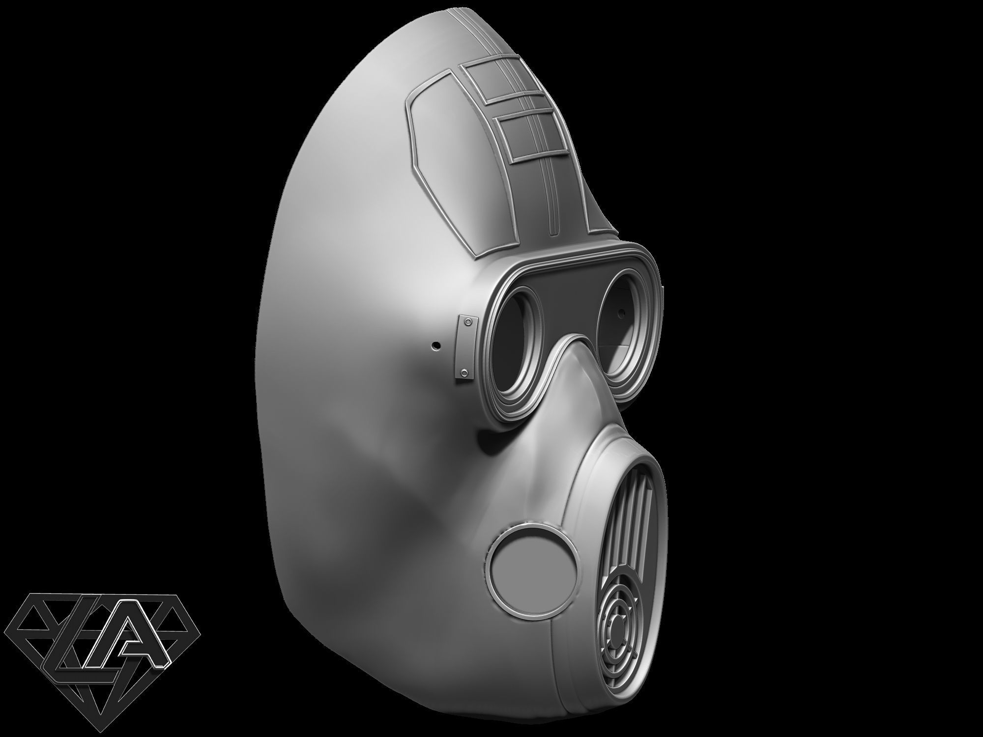 Stalker custom mask 3D print model_6